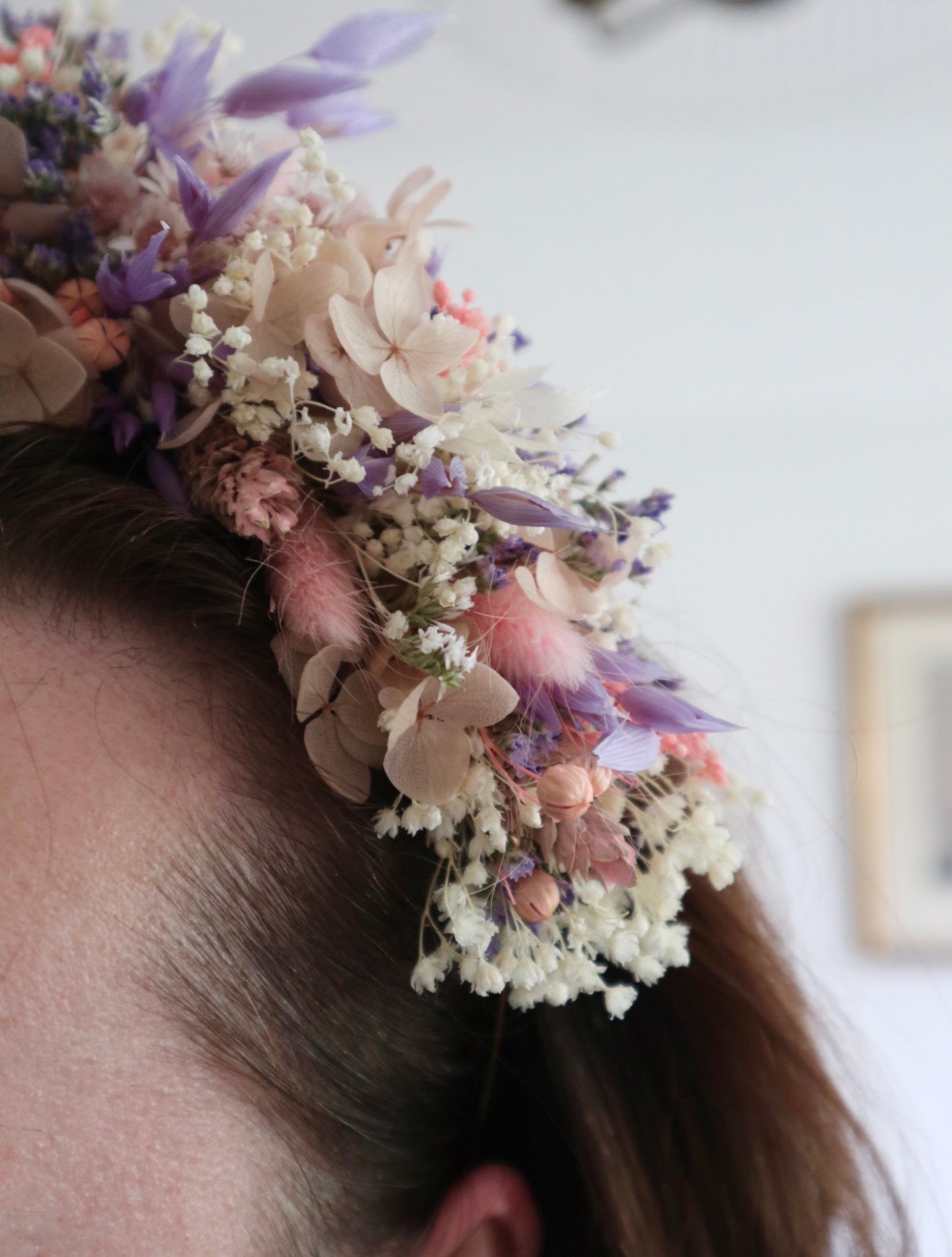 Pastel Dried Flower Crown