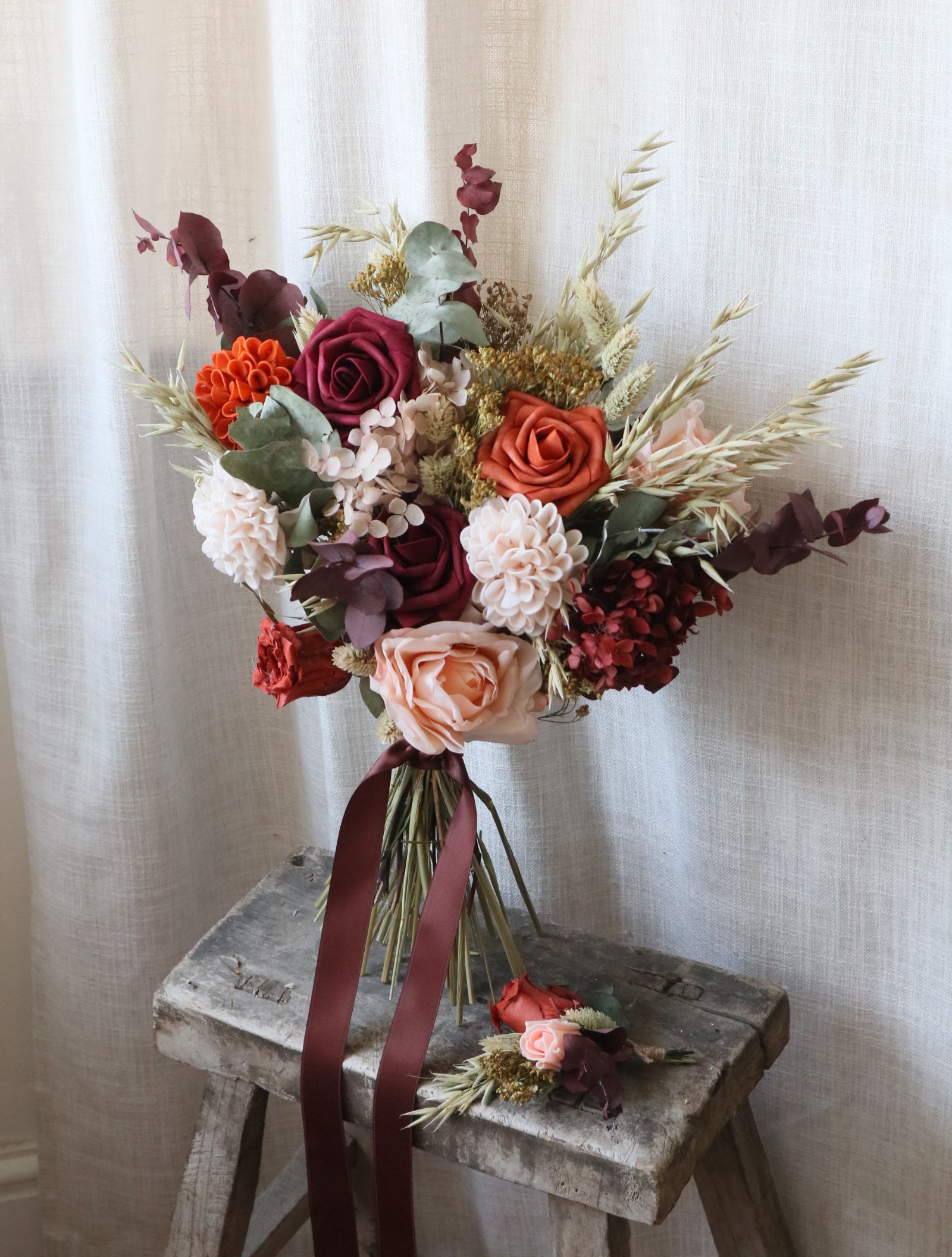Matilda Dried Wedding Flower Bouquet