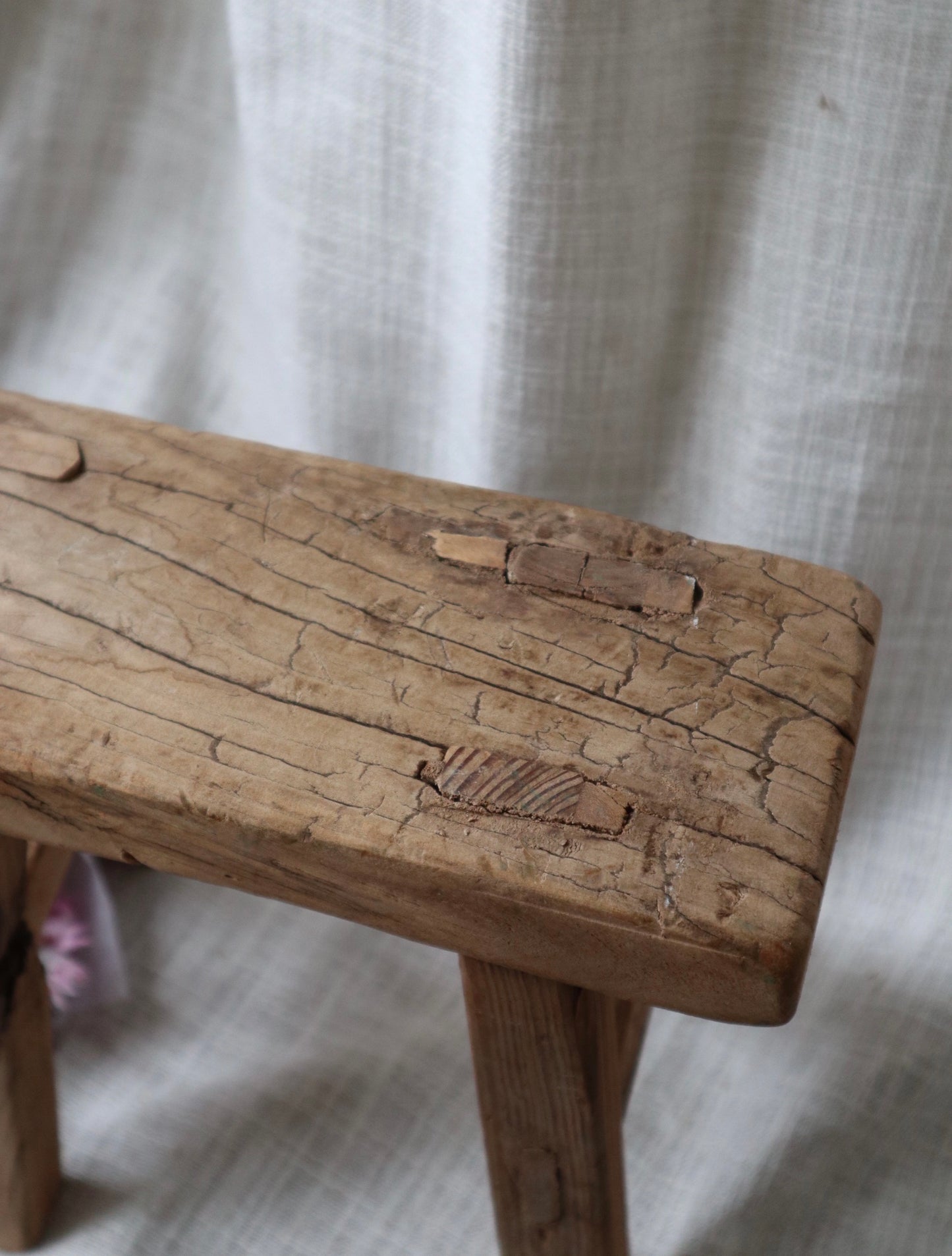 Rustic Antique Small Stool