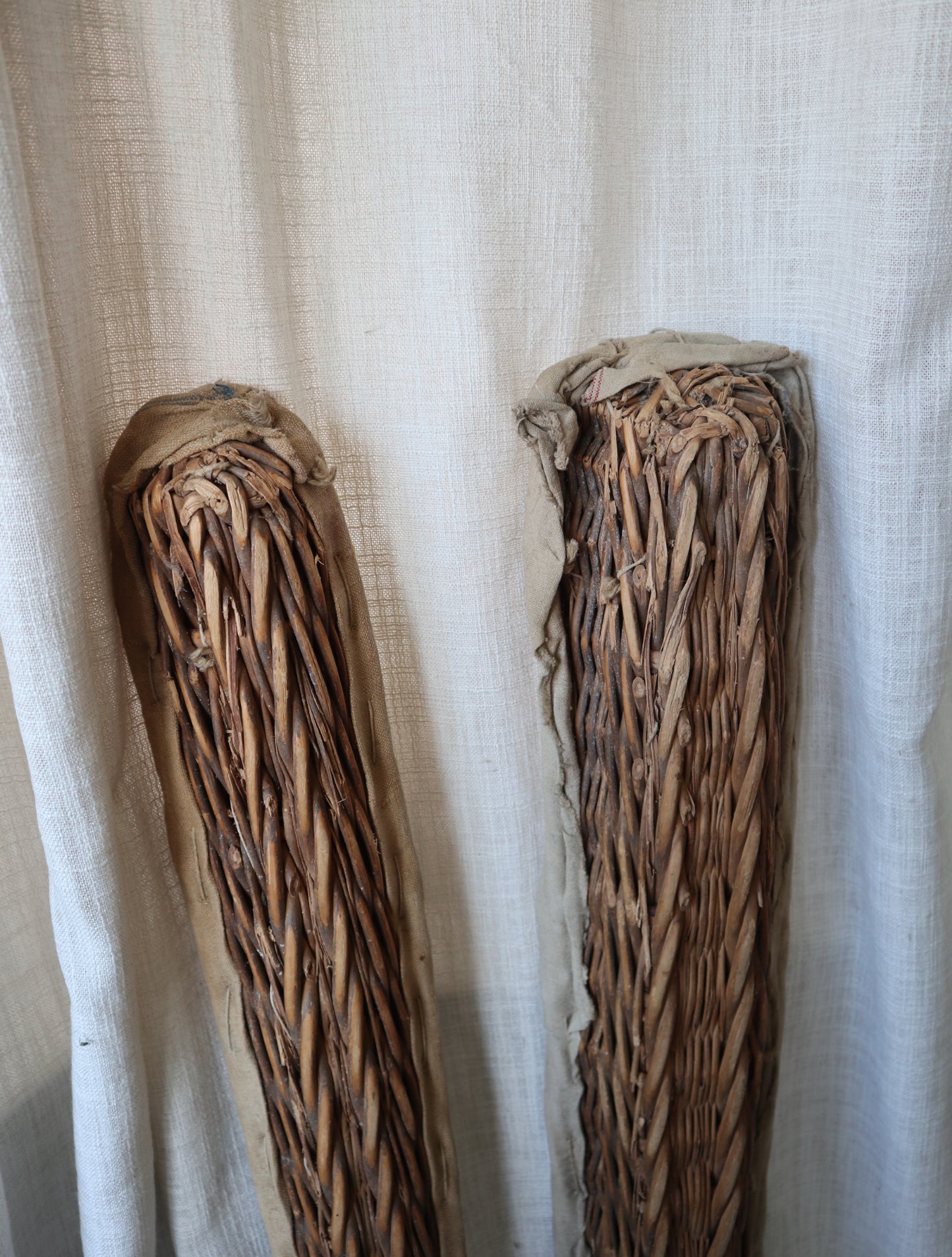 Antique French Baguette Proving Baskets