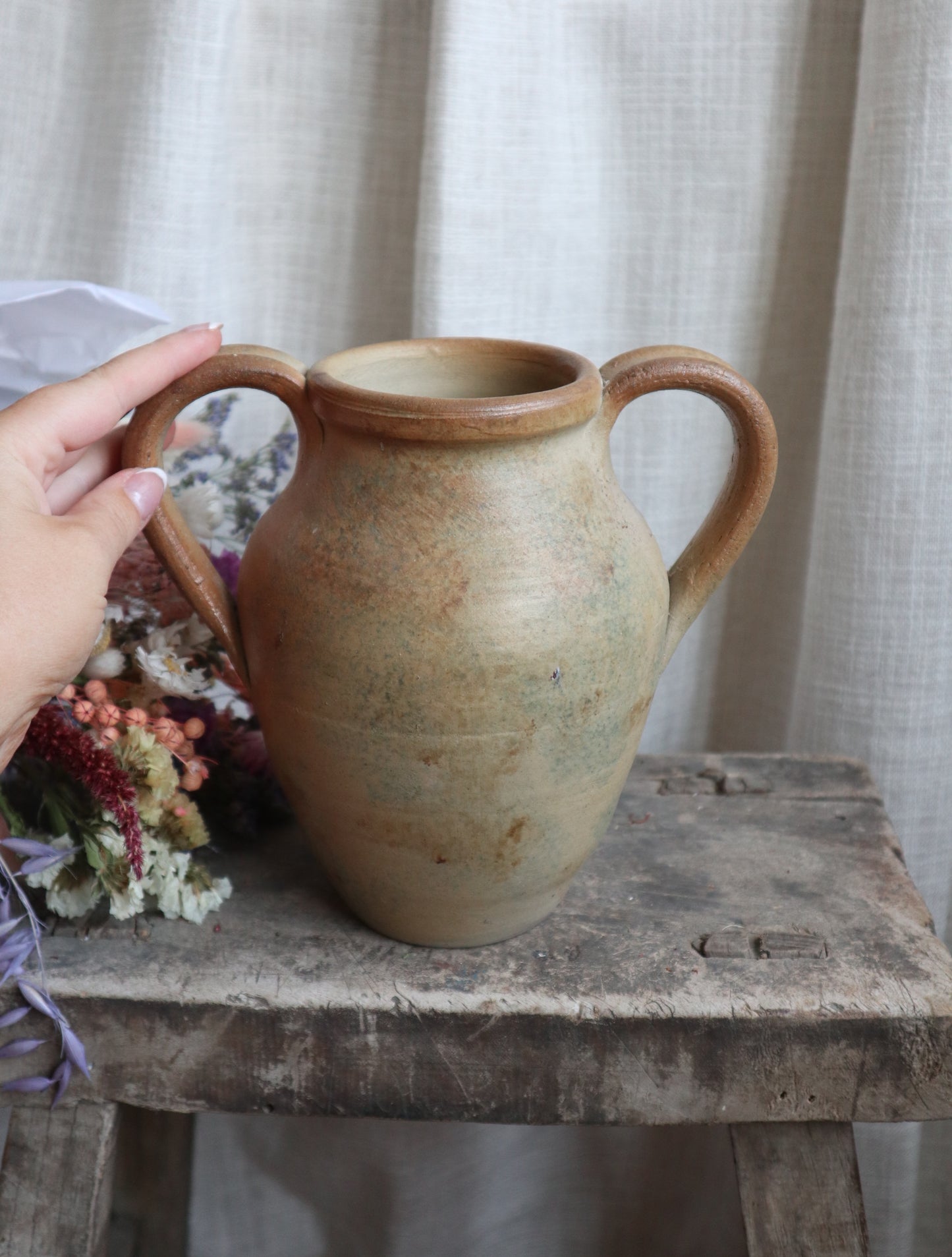 Antique Twin Handle Vase