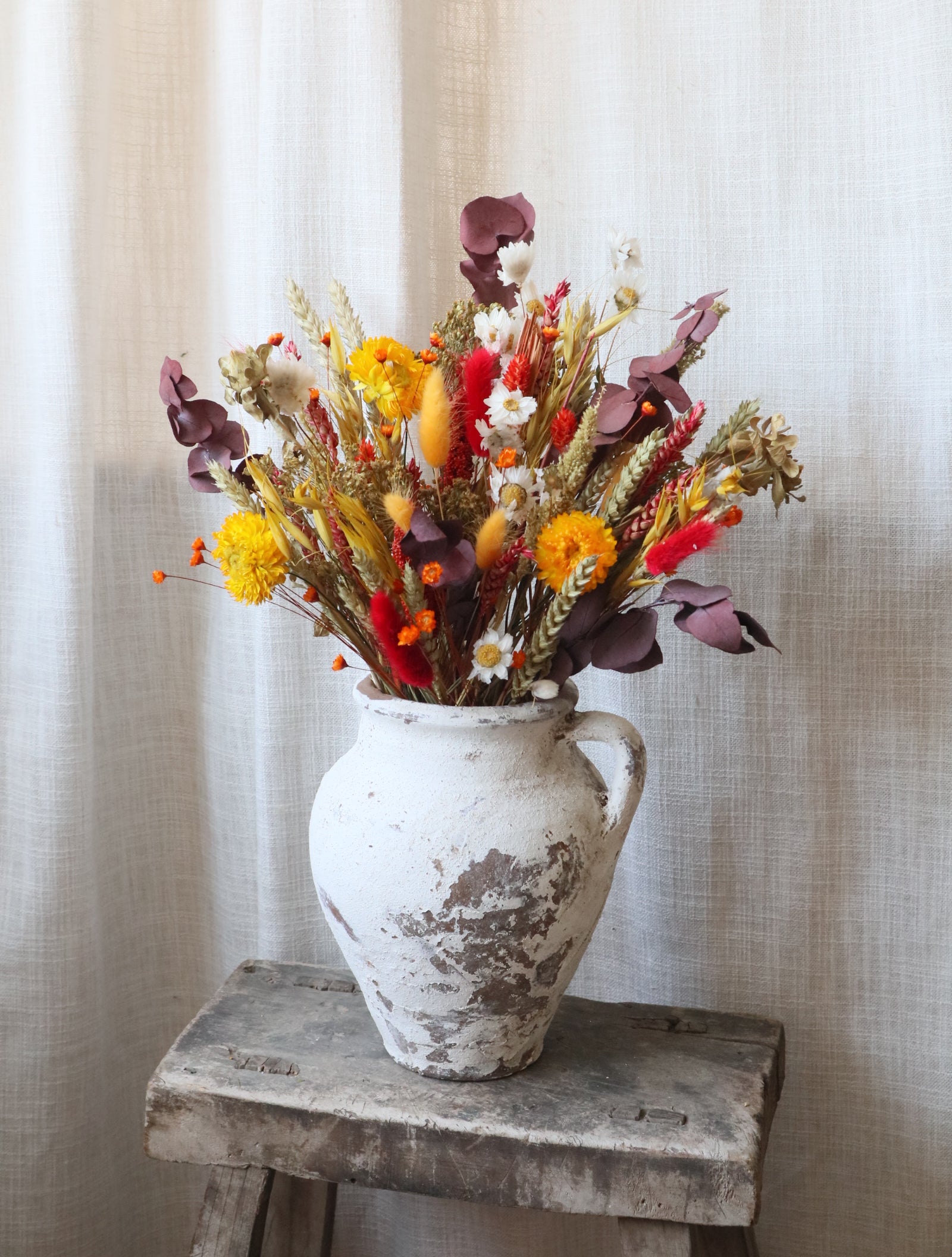 Amber Autumn Dried Flower Bouquet