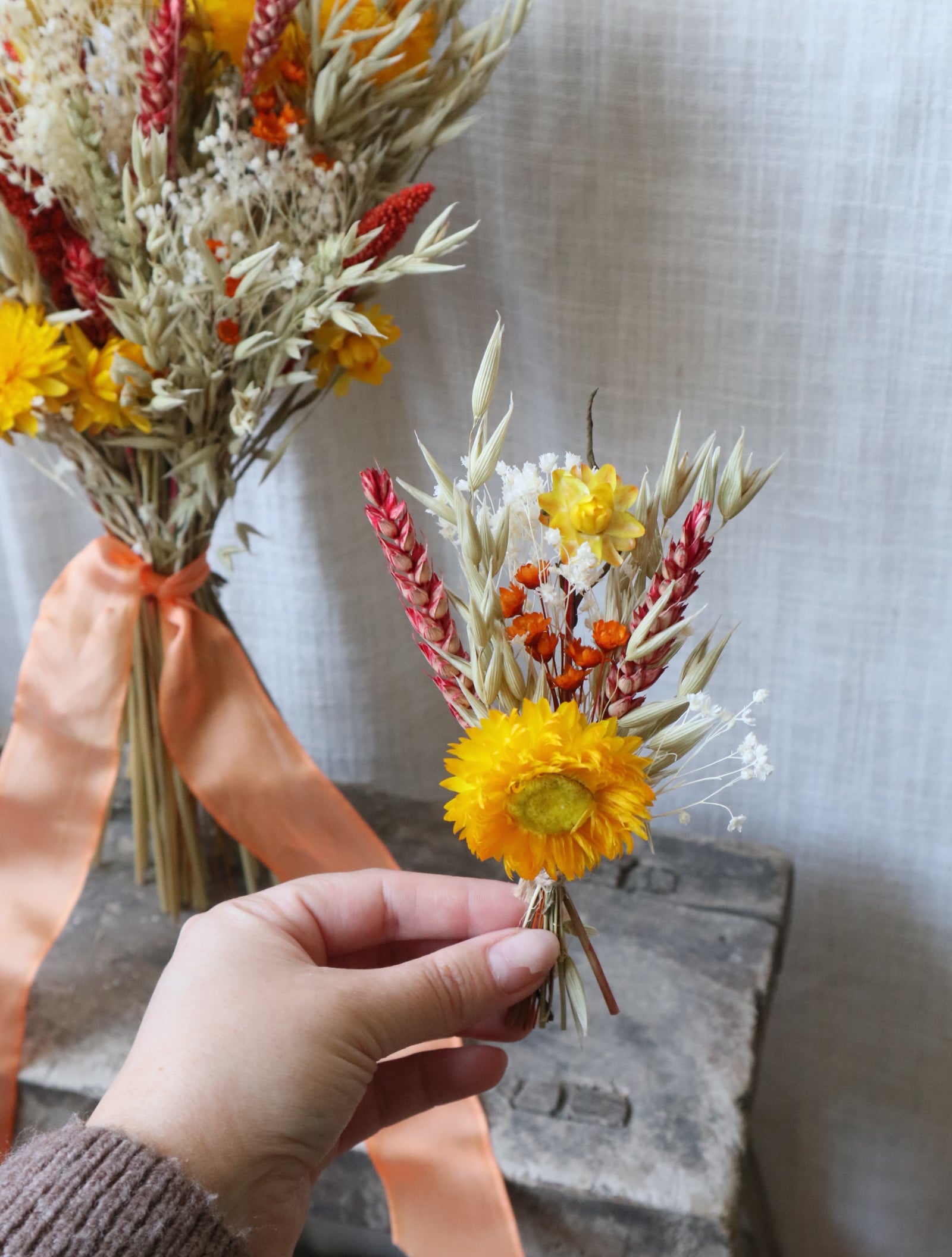 Nadia Autumn Dried Flower Bouquet