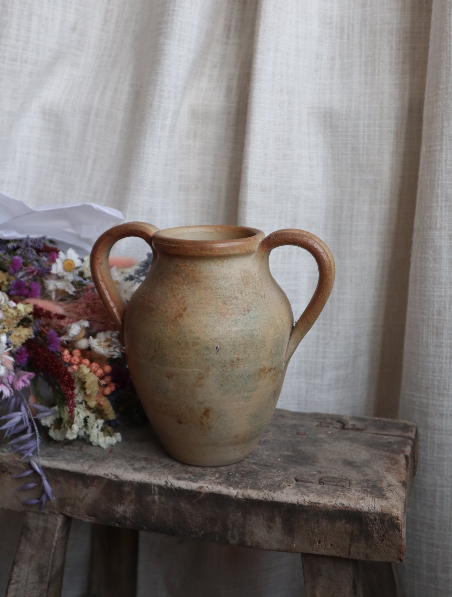 Antique Twin Handle Vase