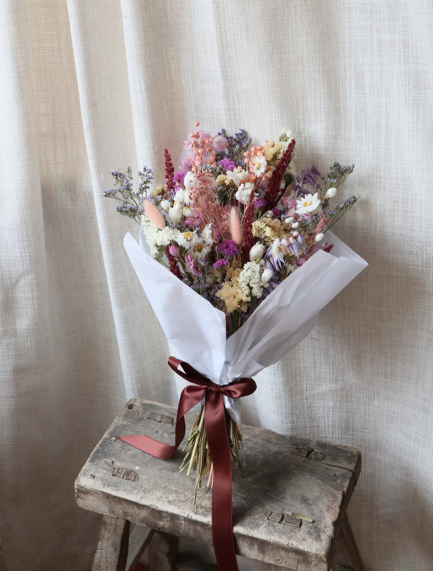 Blush Dried Flower Bouquet
