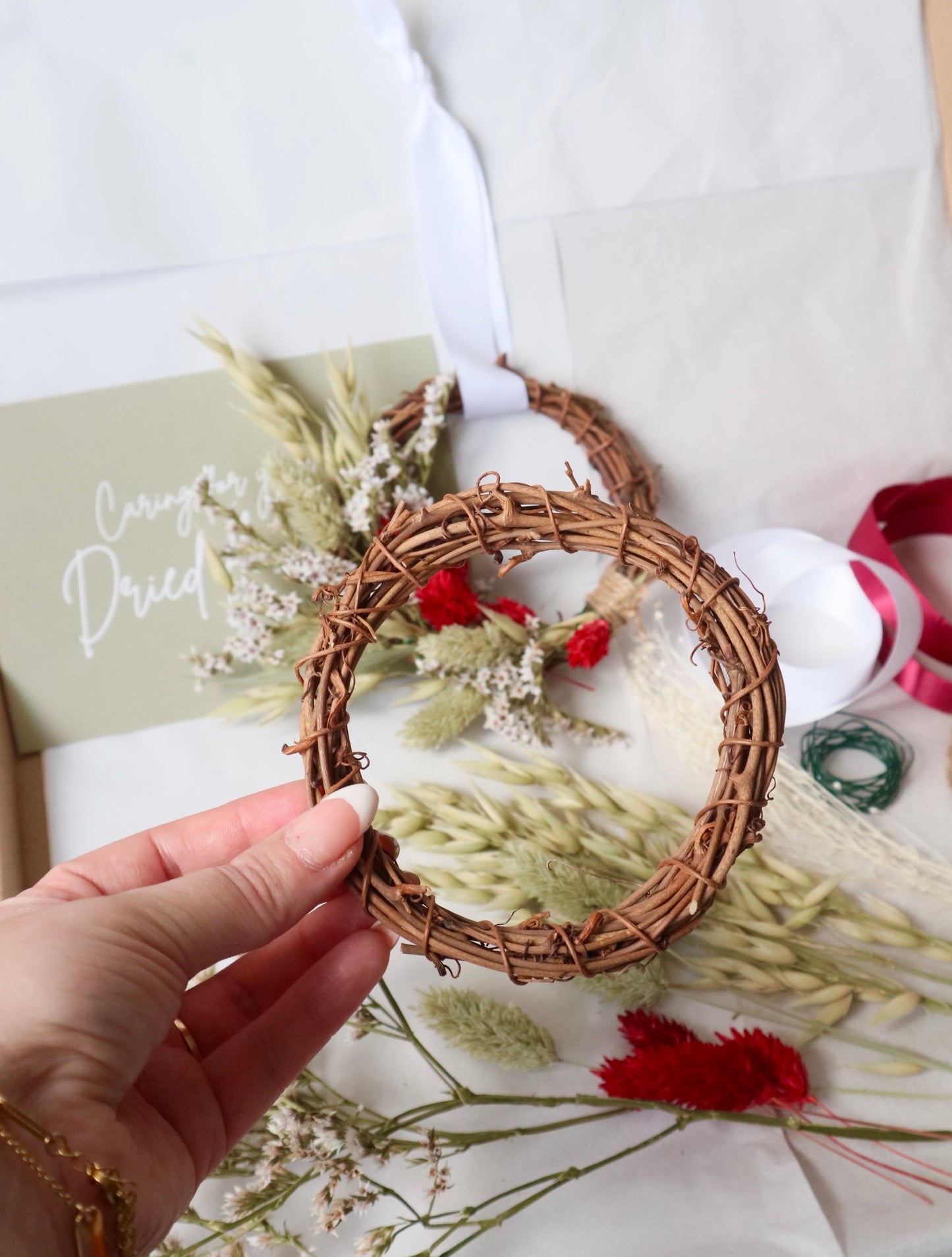 Mini DIY Dried Flower Wreath kit