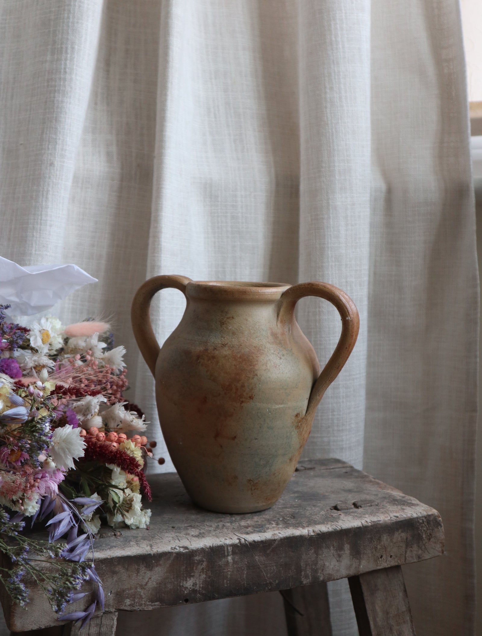 Antique Twin Handle Vase