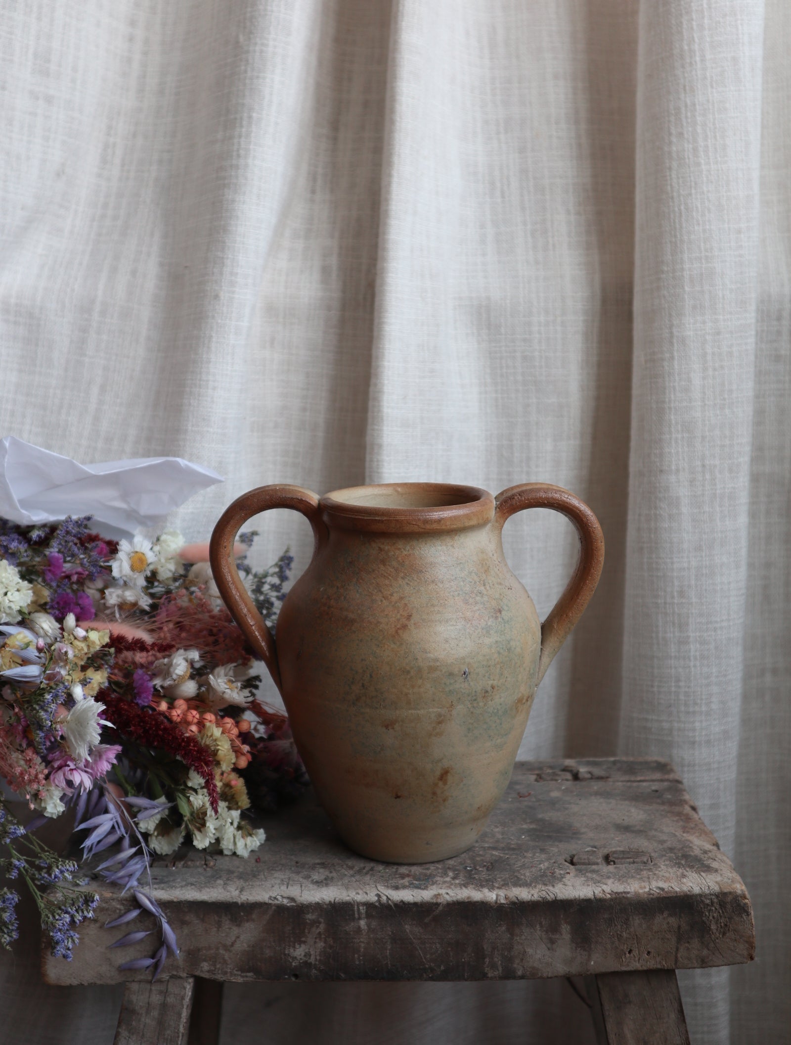 Antique Twin Handle Vase
