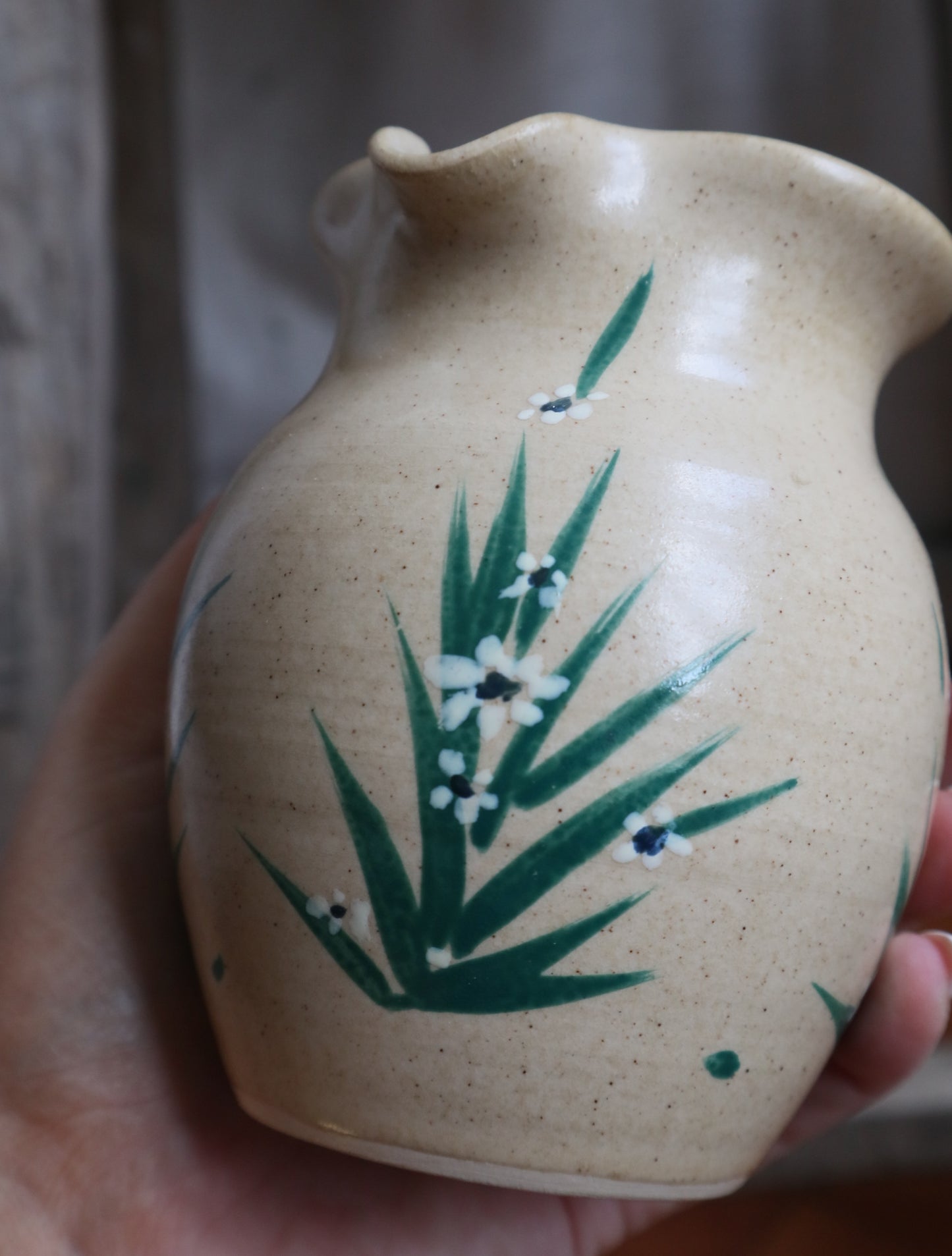 Antique Mini Floral Jug