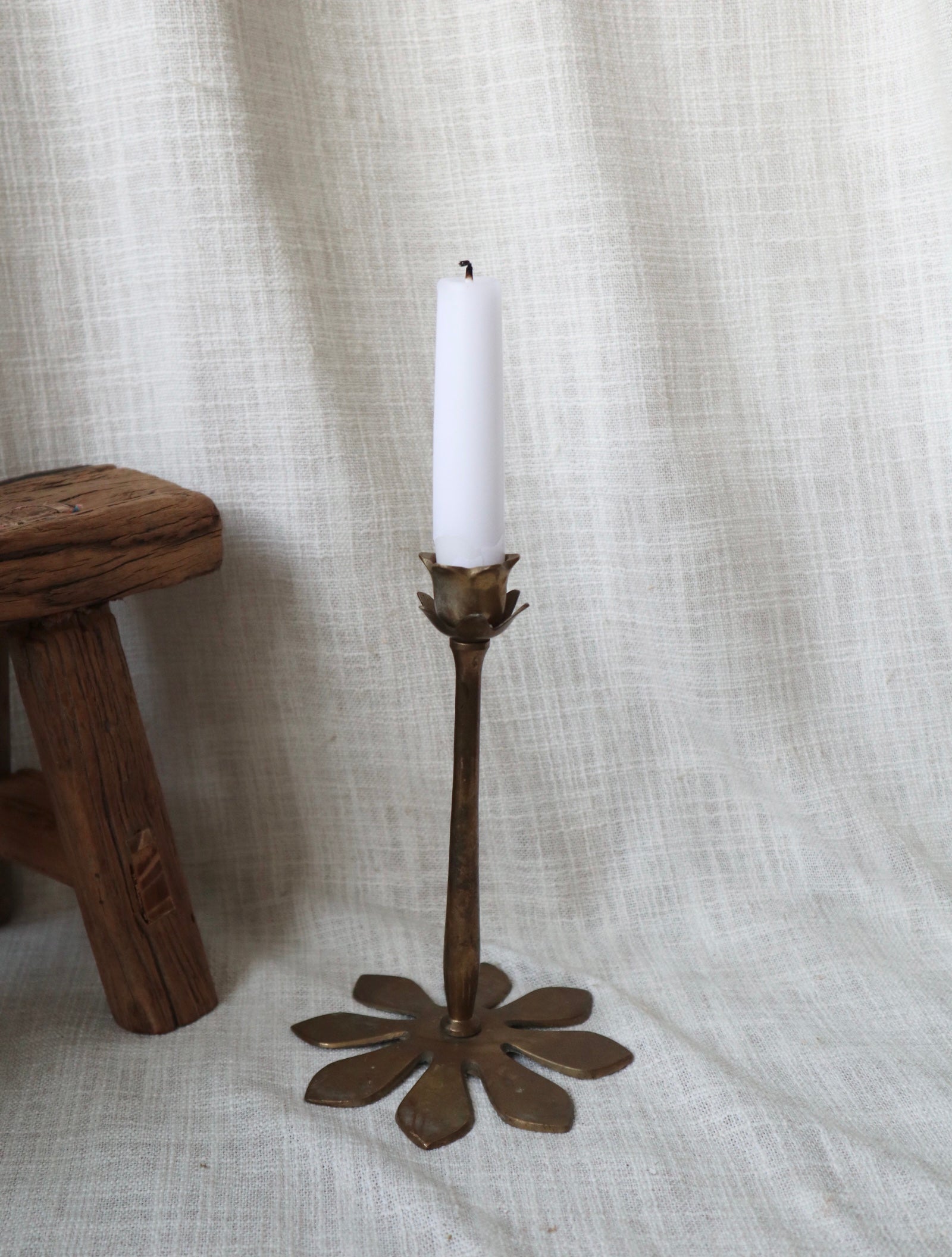 Flower Antique Candlestick