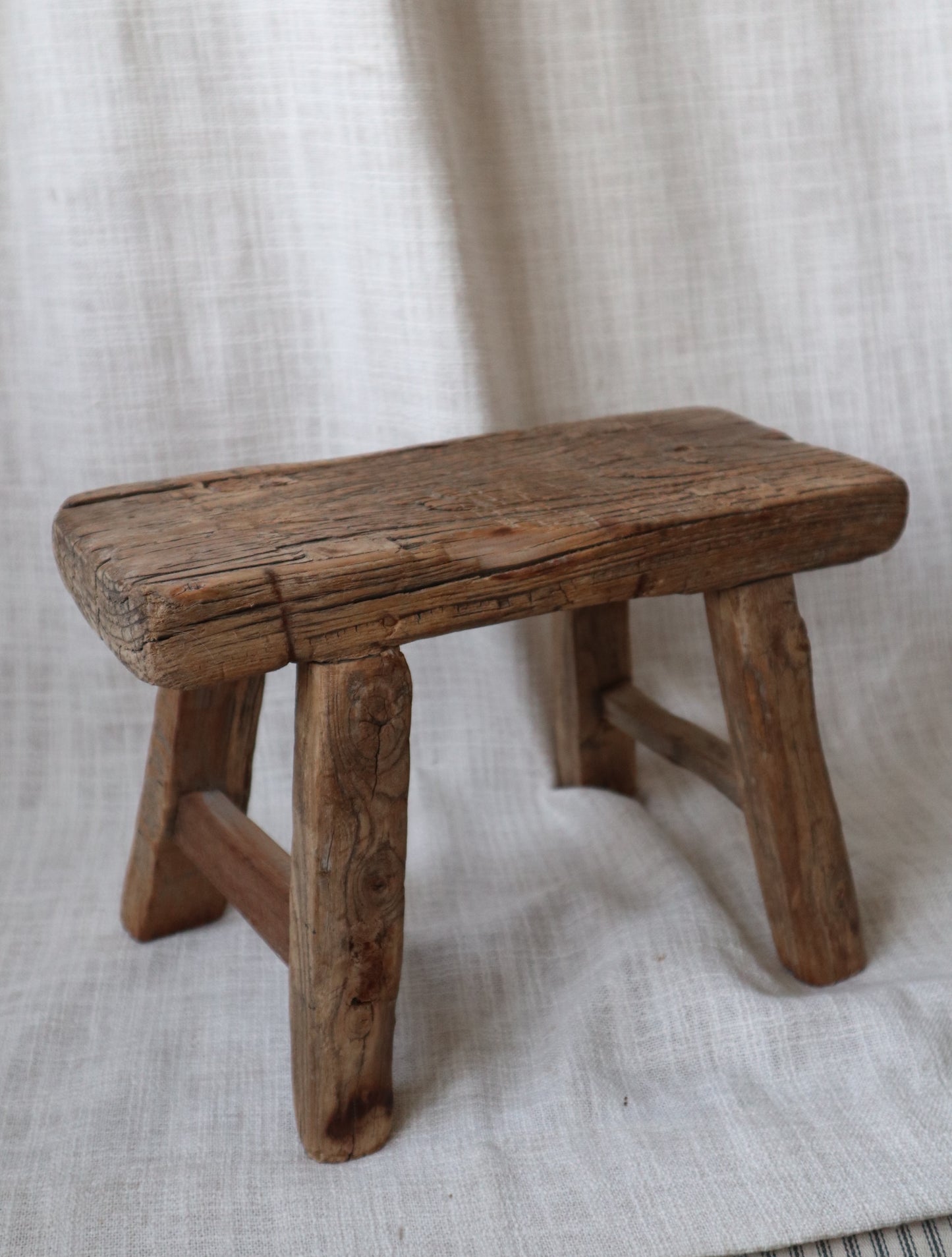 Rustic Antique Small Stool