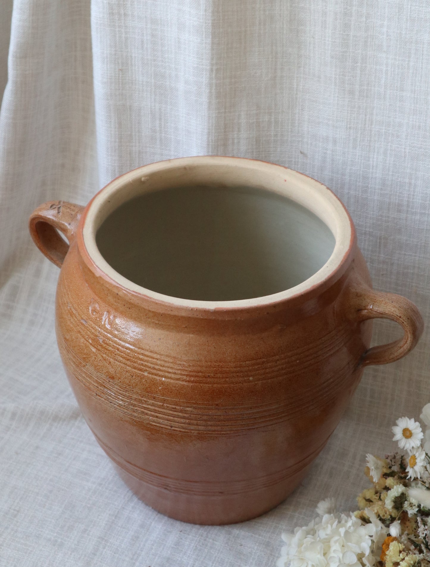 Antique French Confit Pot