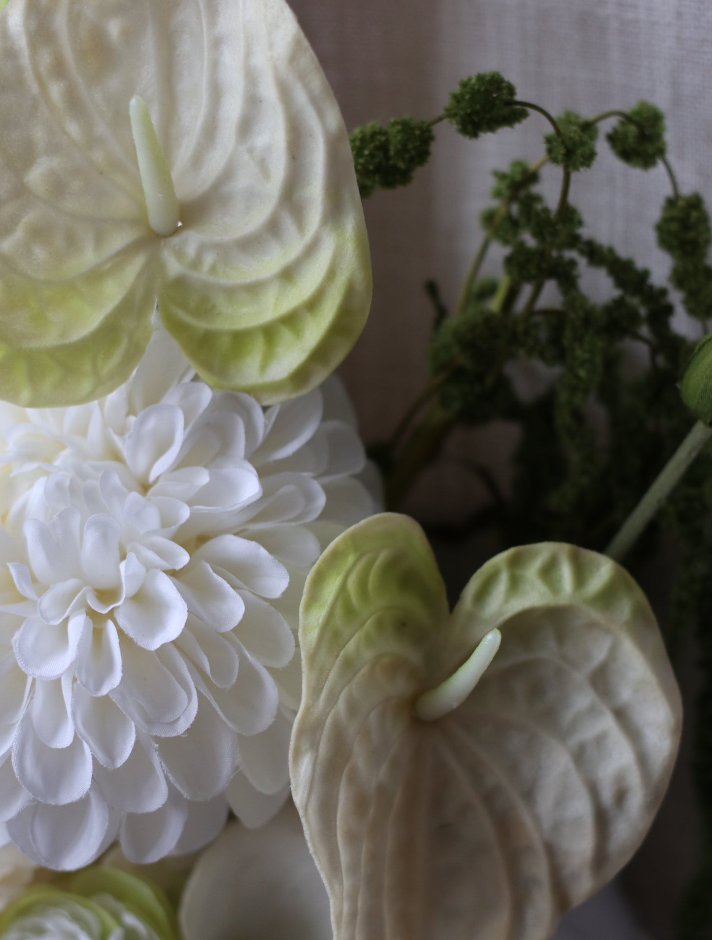 Calla | White & Green Artificial Flower Bouquet