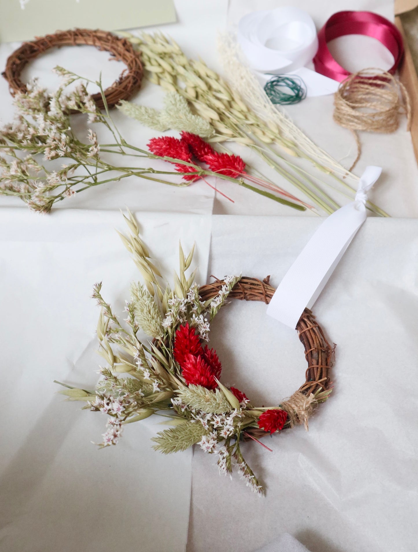 Mini DIY Dried Flower Wreath kit