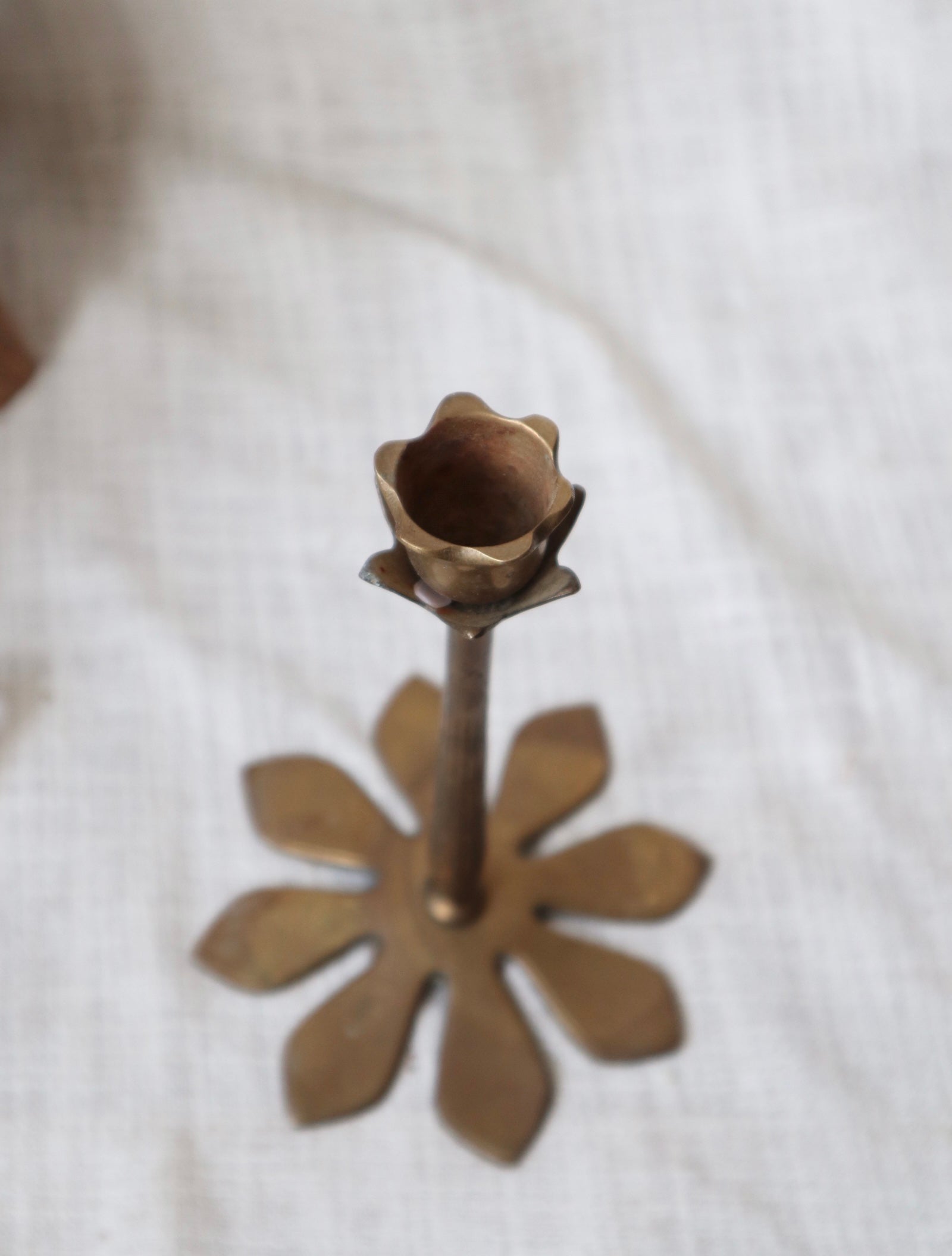 Flower Antique Candlestick