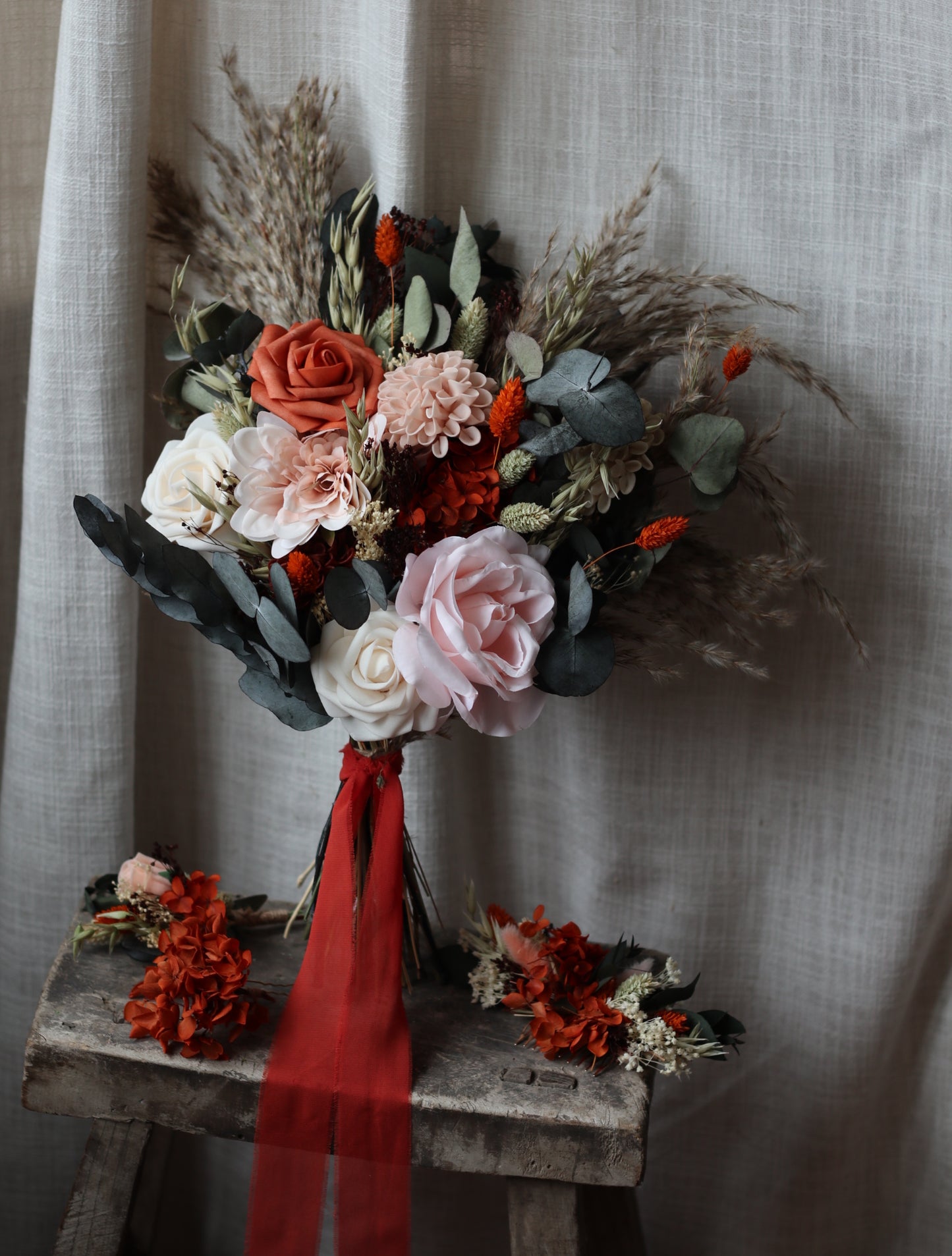 Edith | Autumn Dried Wedding Bouquet,