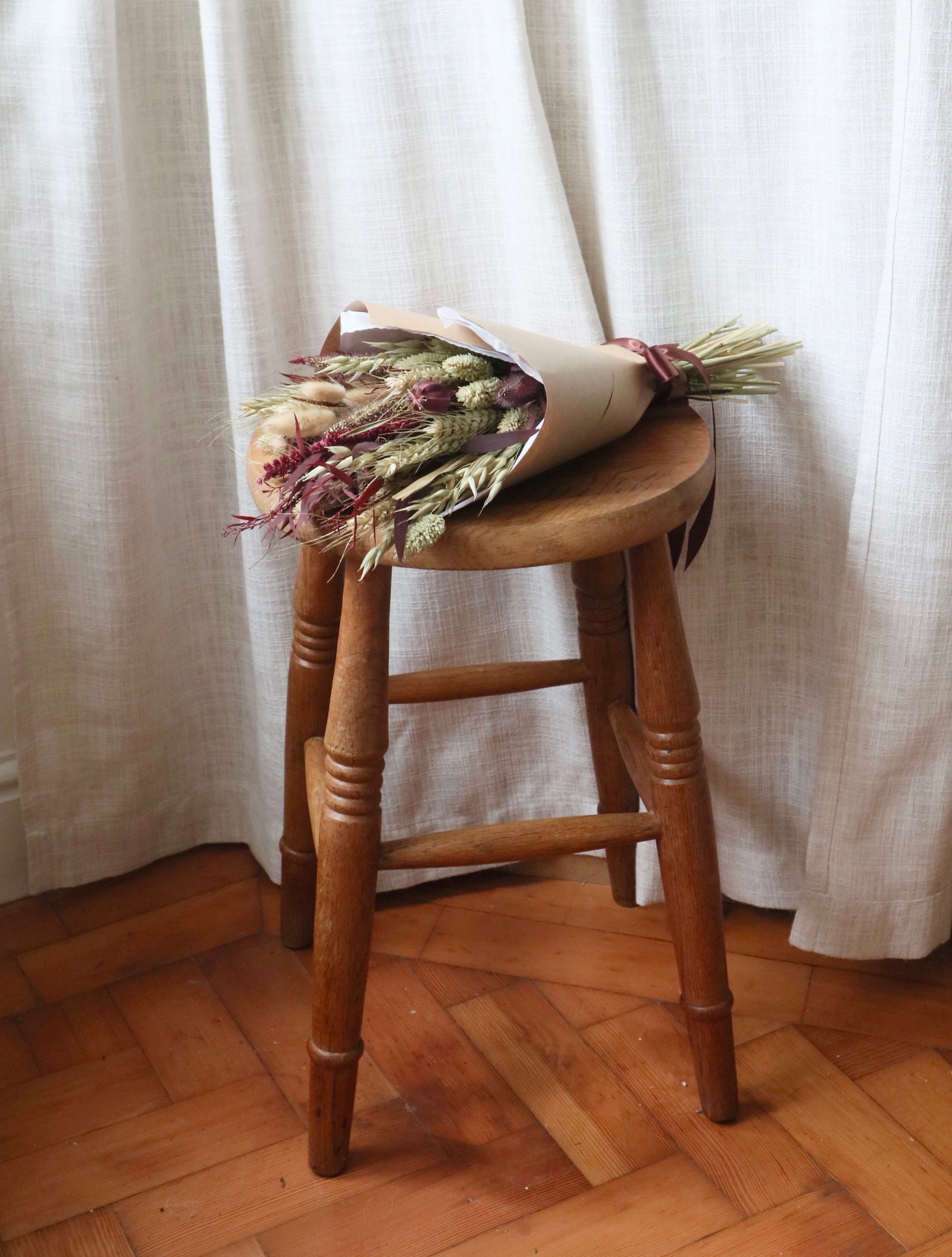 October | Autumn Dried Flower Bouquet