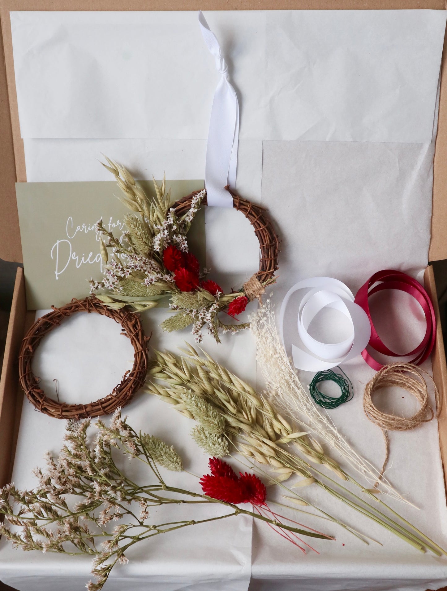 Mini DIY Dried Flower Wreath kit