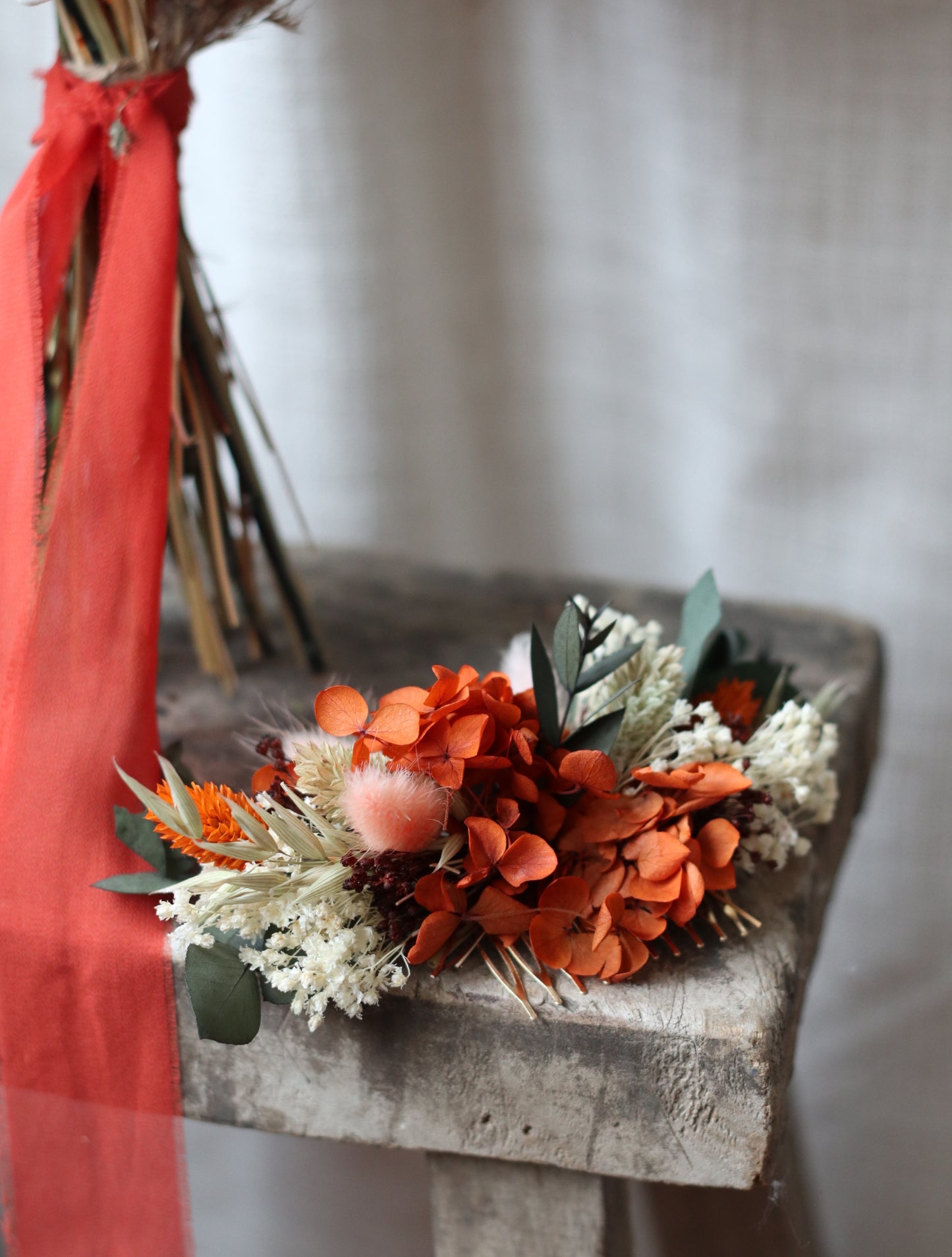 Edith | Autumn Dried Wedding Bouquet,