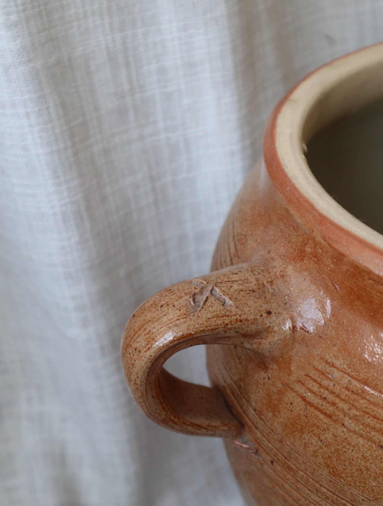 Antique French Confit Pot