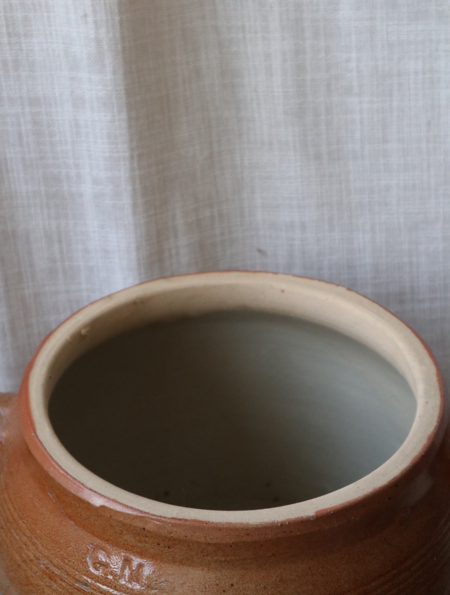 Antique French Confit Pot