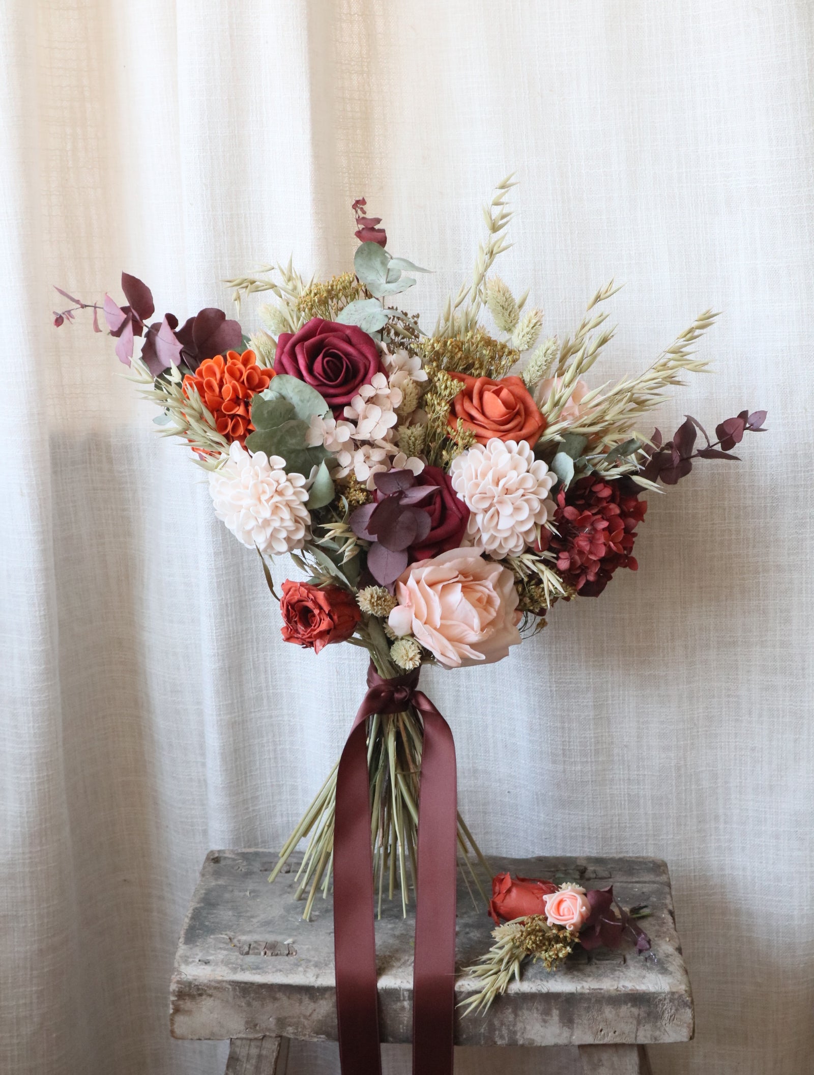 Matilda Dried Wedding Flower Bouquet