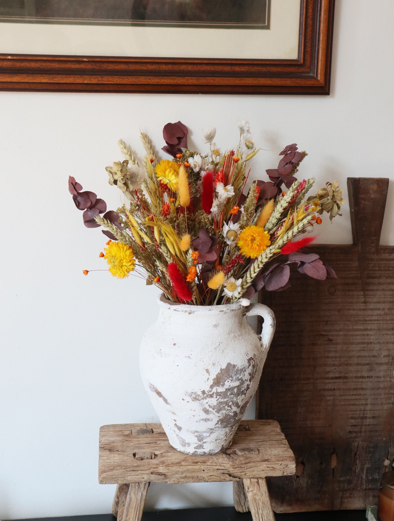Amber Autumn Dried Flower Bouquet