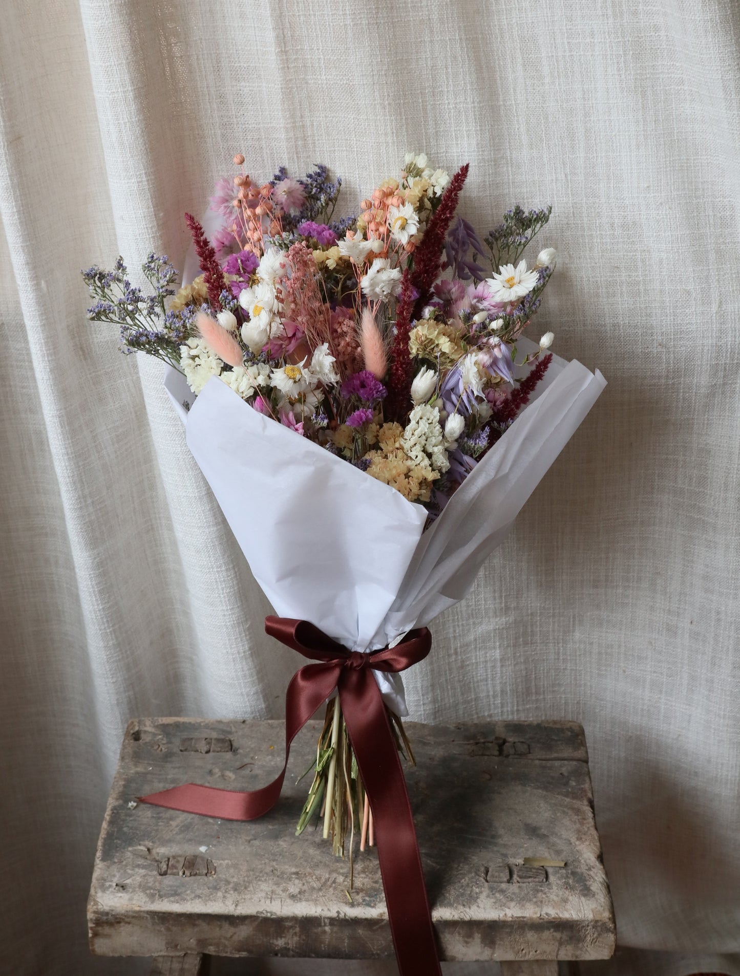Blush Dried Flower Bouquet