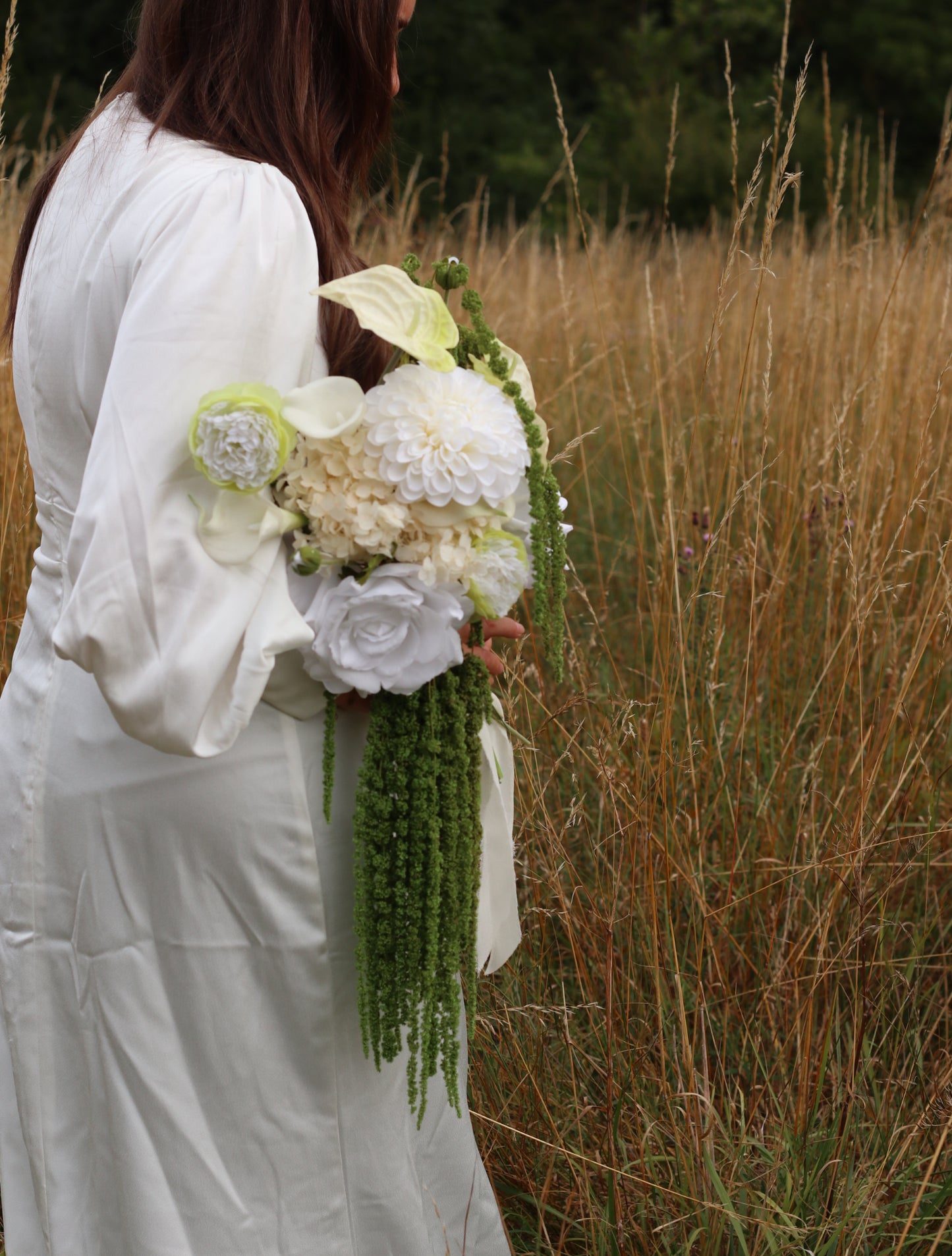 Calla | White & Green Artificial Flower Bouquet