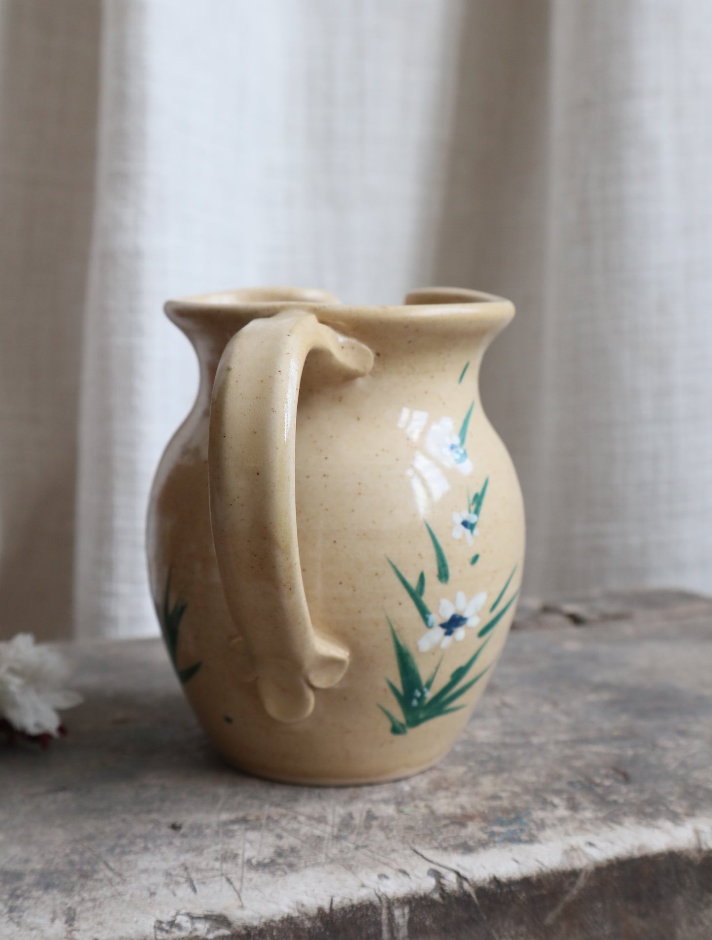 Antique Mini Floral Jug