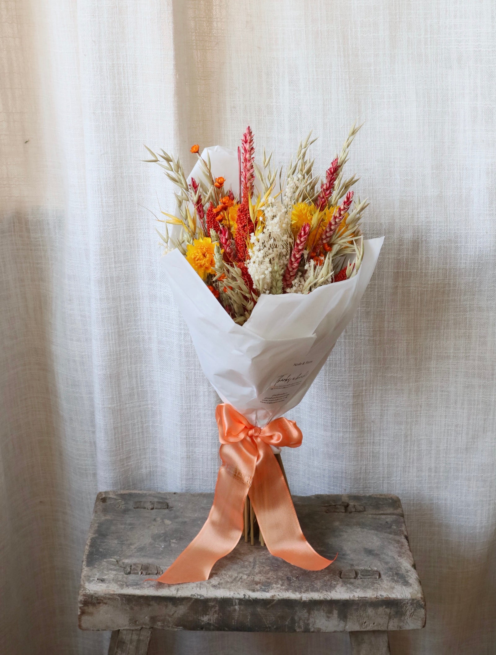 Nadia Autumn Dried Flower Bouquet