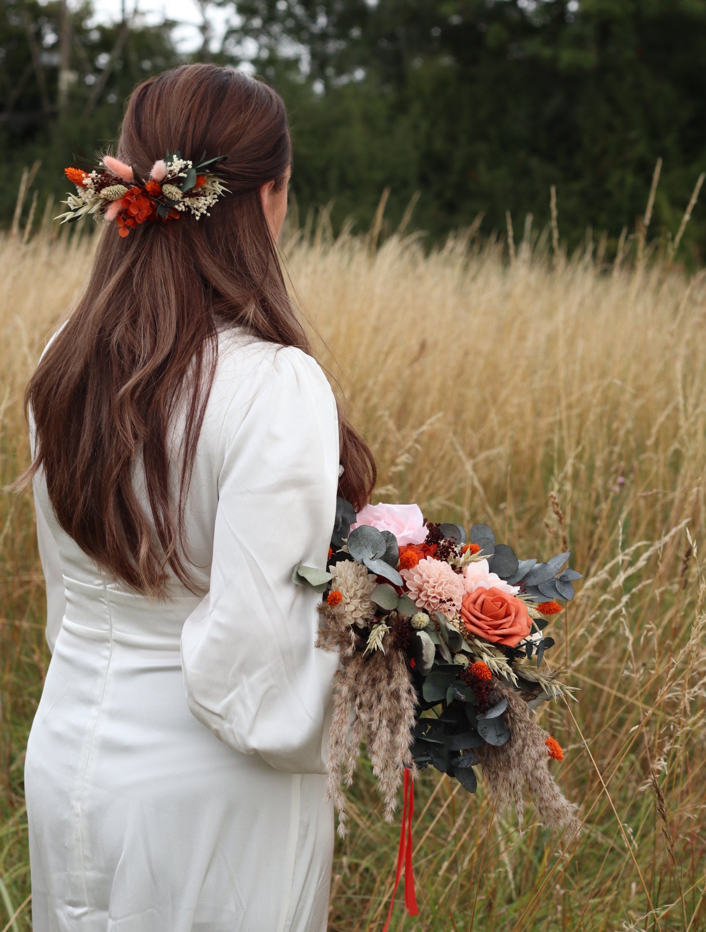 Edith | Autumn Dried Wedding Bouquet,
