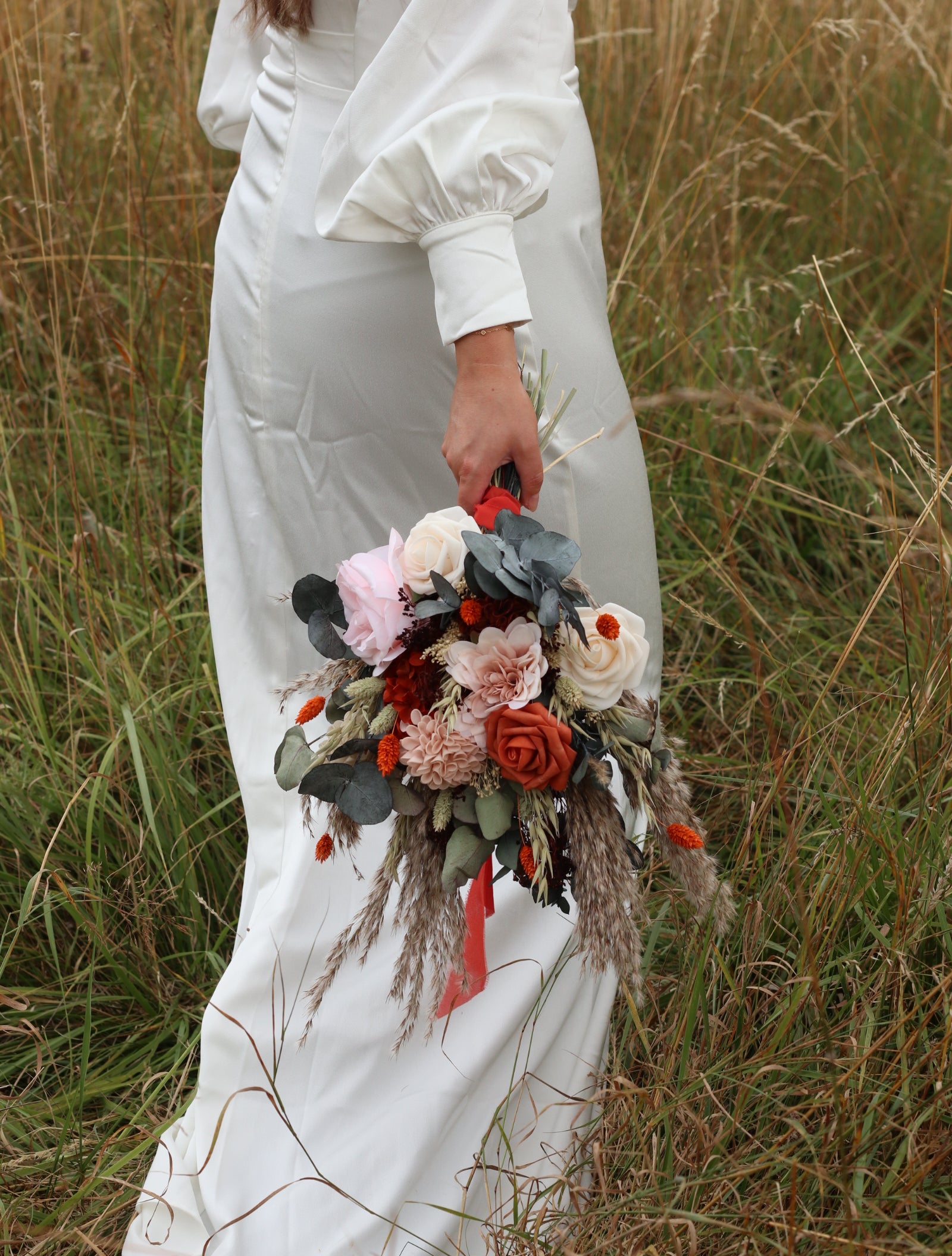 Edith | Autumn Dried Wedding Bouquet,