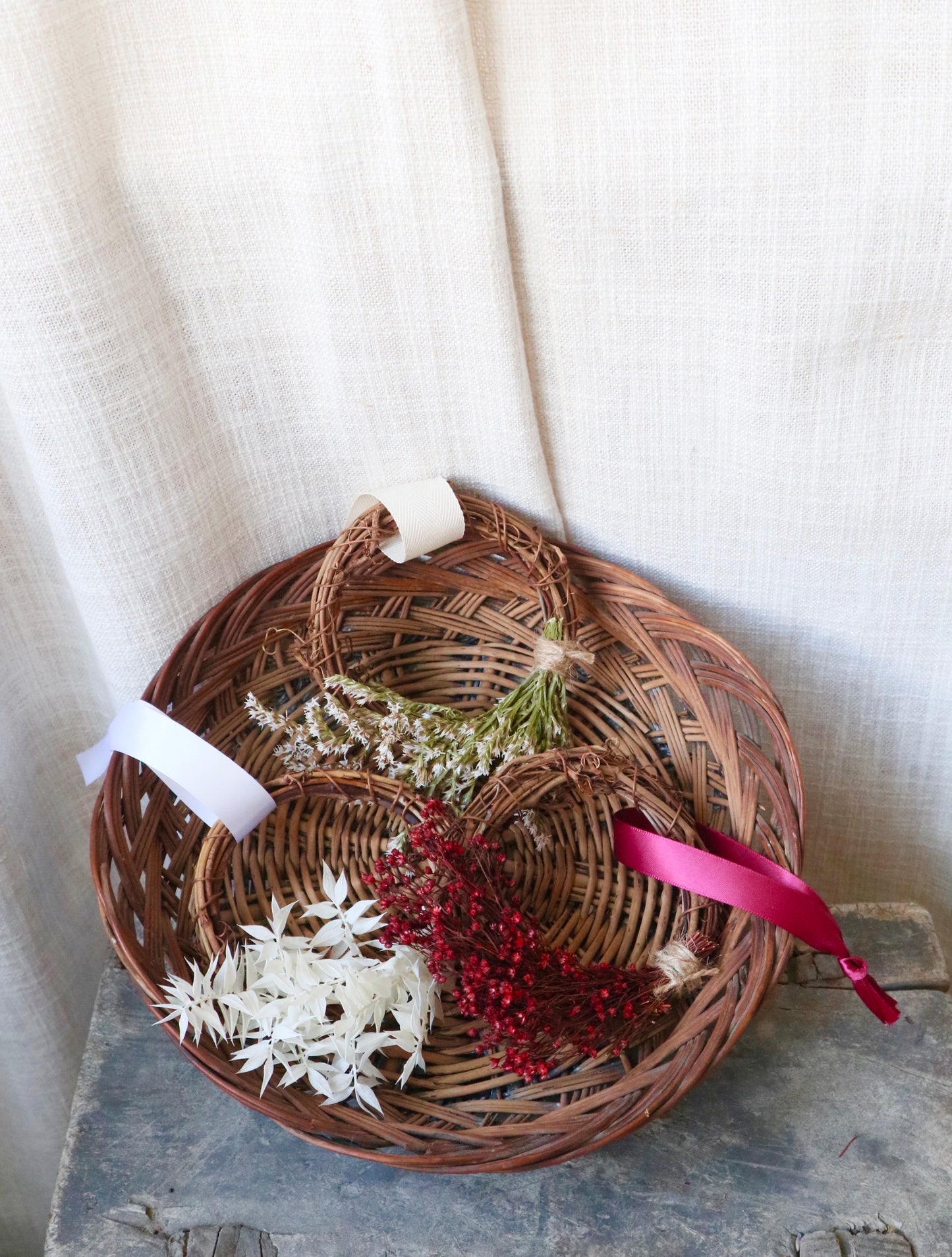 Mini Dried Flower Wreaths