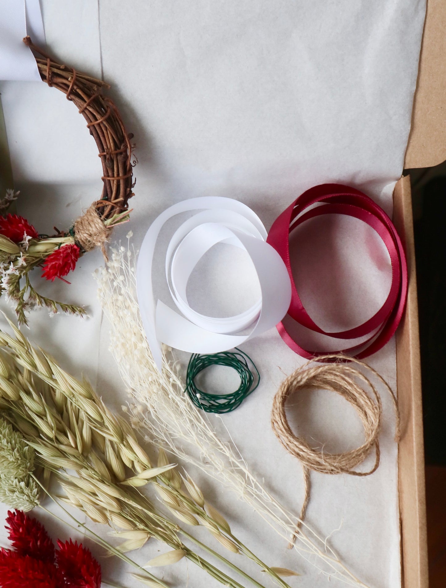 Mini DIY Dried Flower Wreath kit
