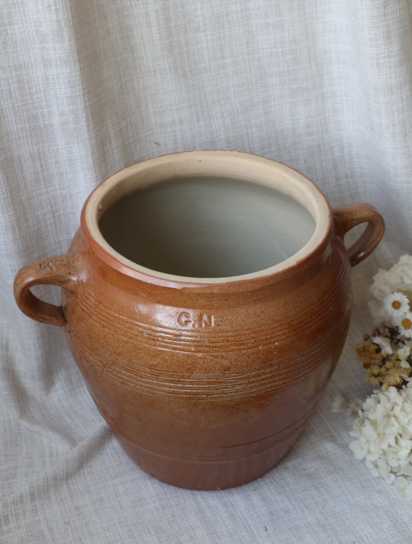 Antique French Confit Pot