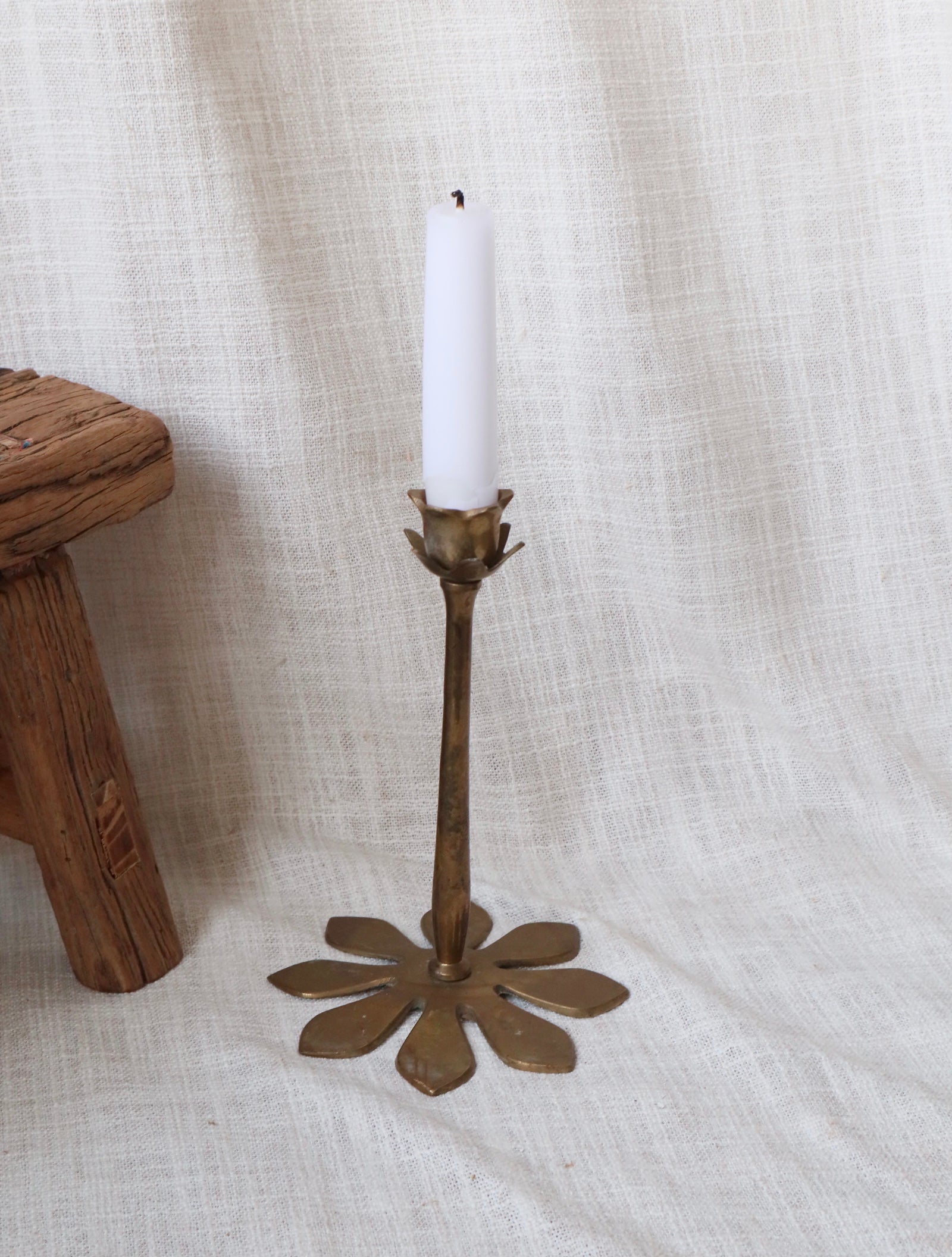 Flower Antique Candlestick