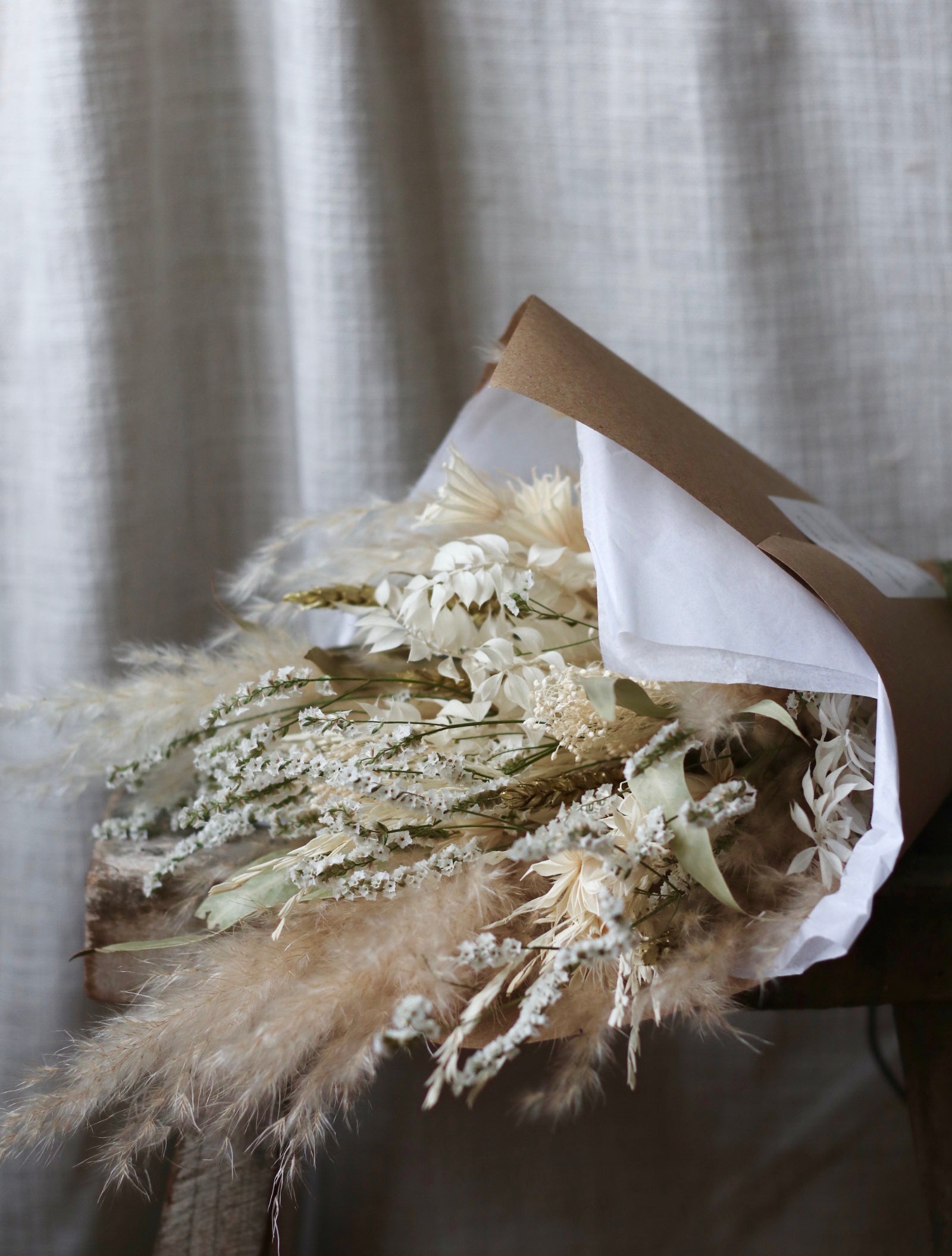 Stella Pampas Christmas Bouquet