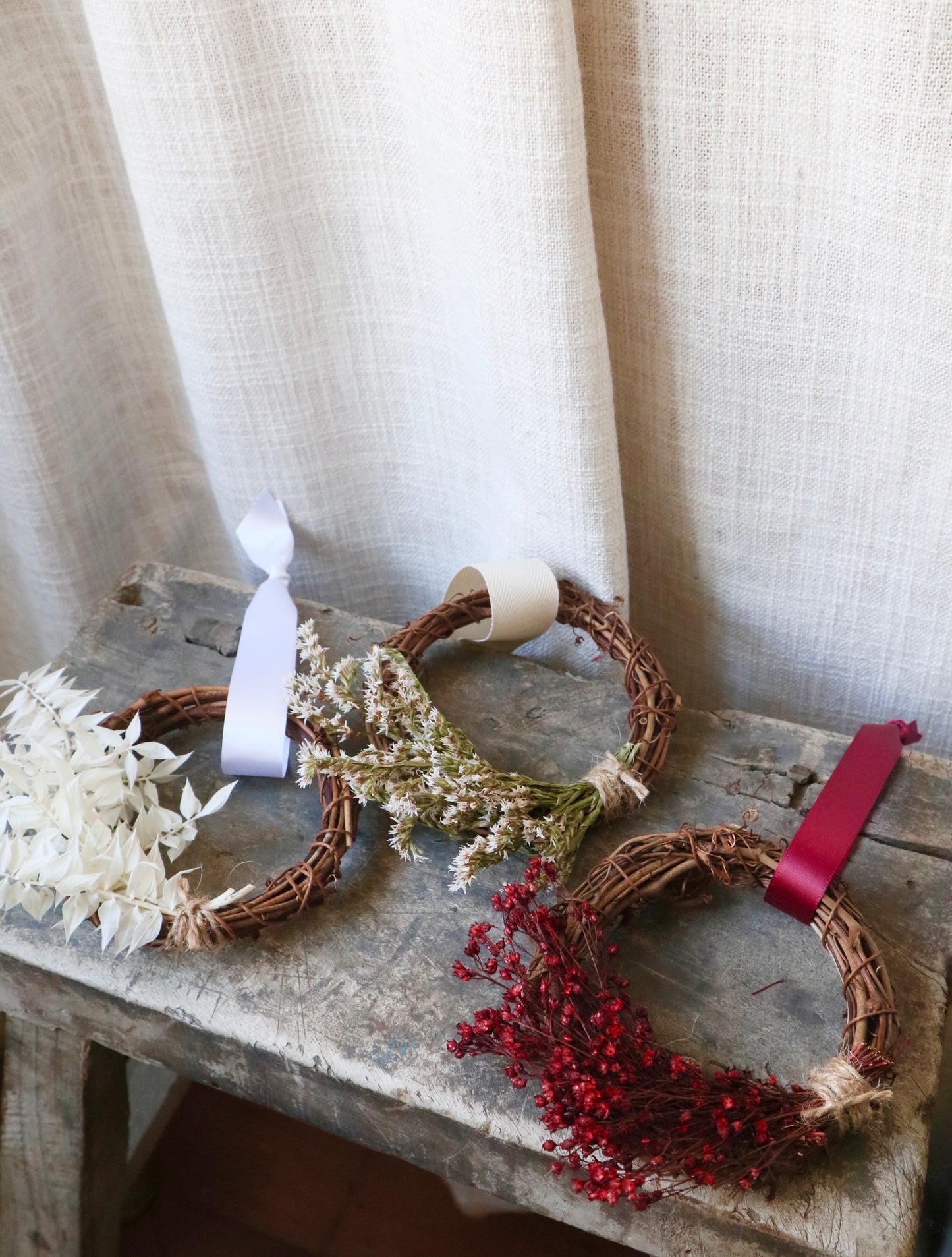 Mini Dried Flower Wreaths