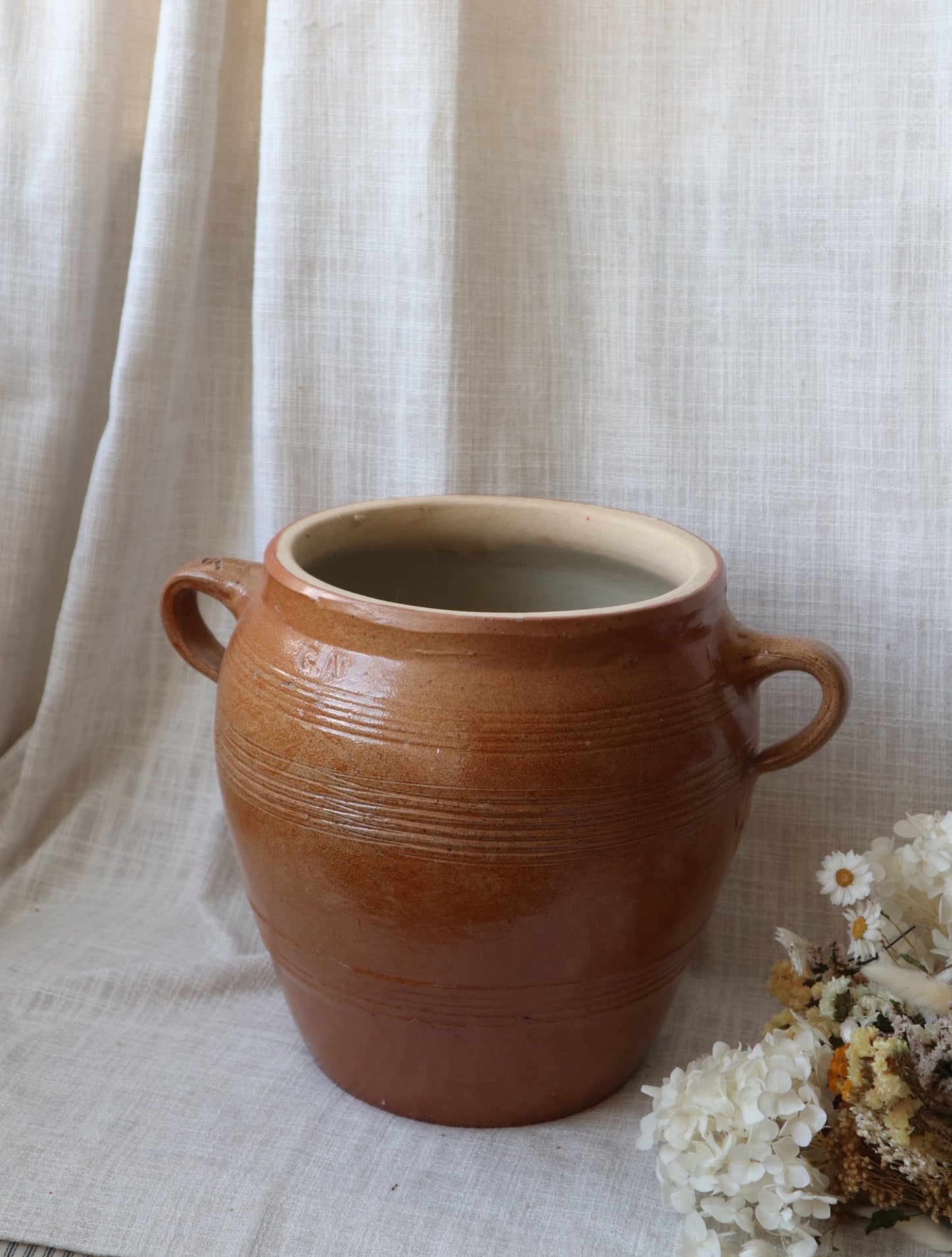 Antique French Confit Pot