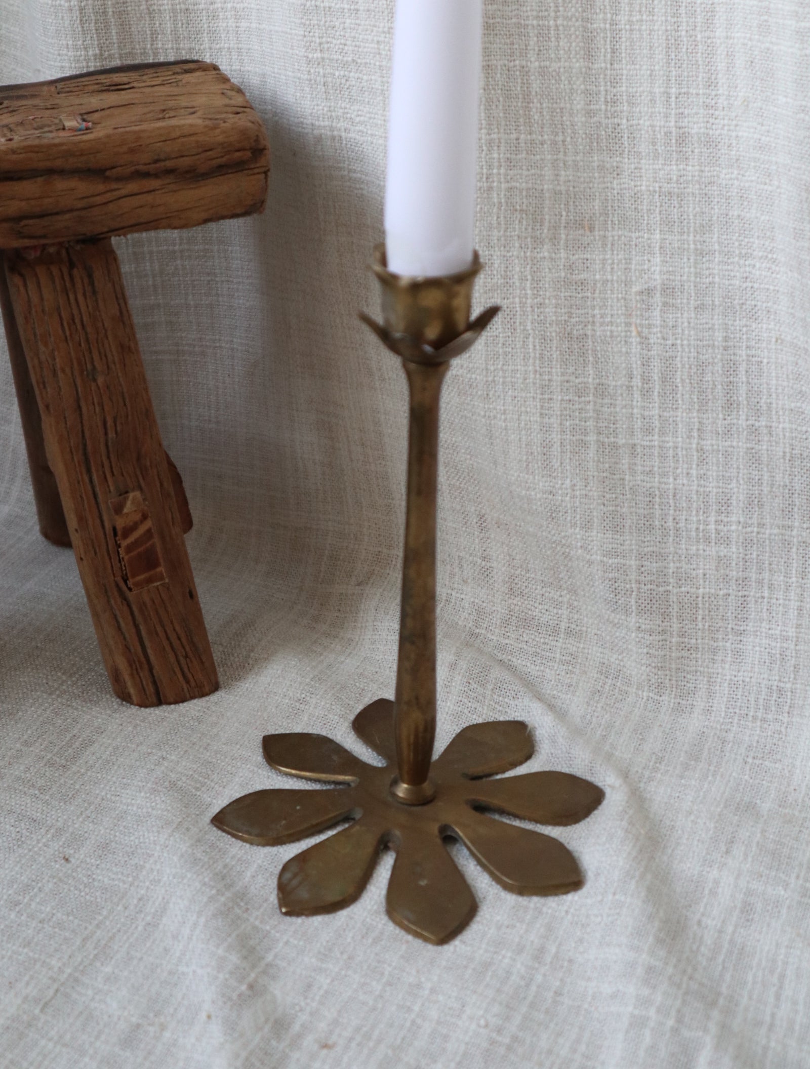Flower Antique Candlestick
