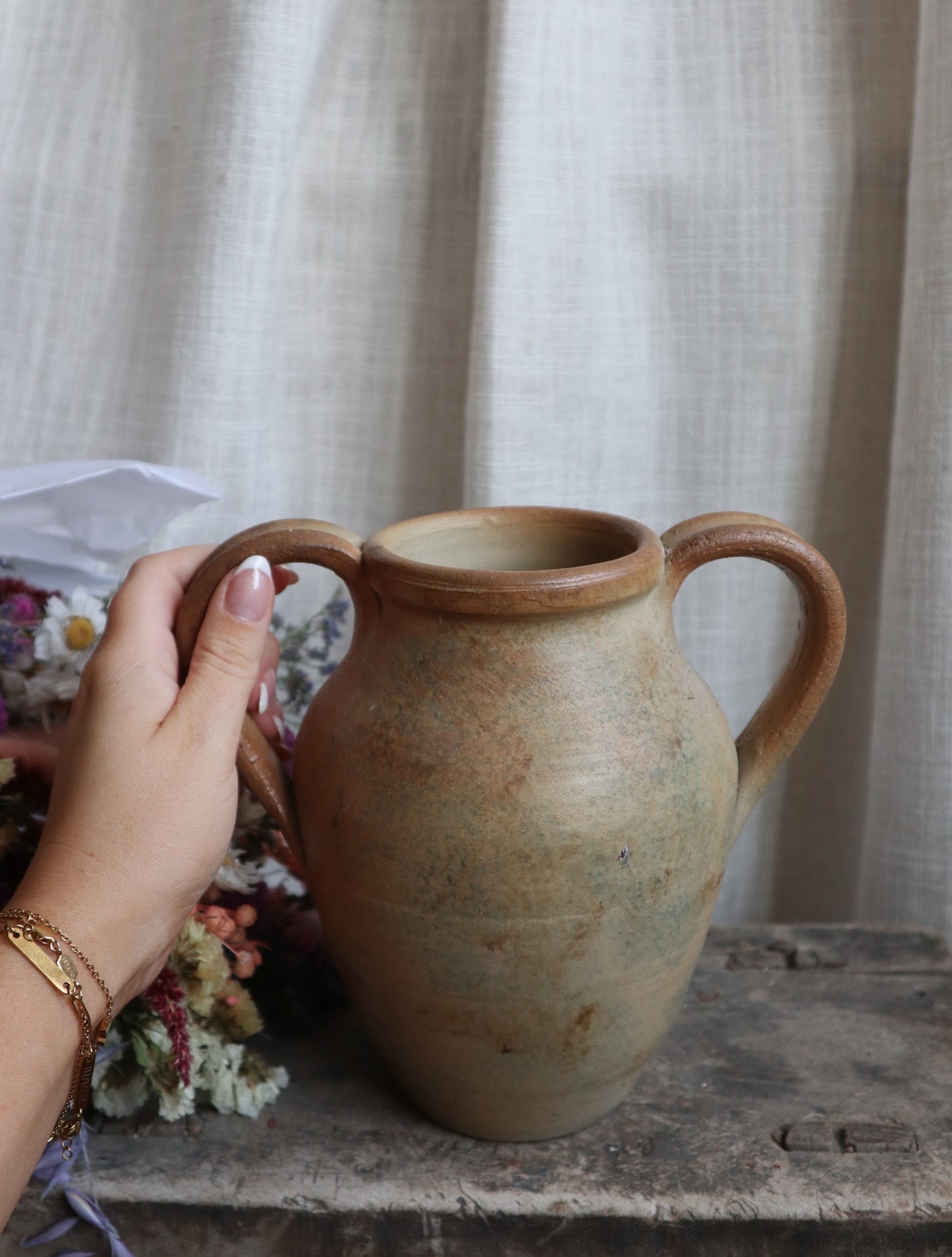 Antique Twin Handle Vase