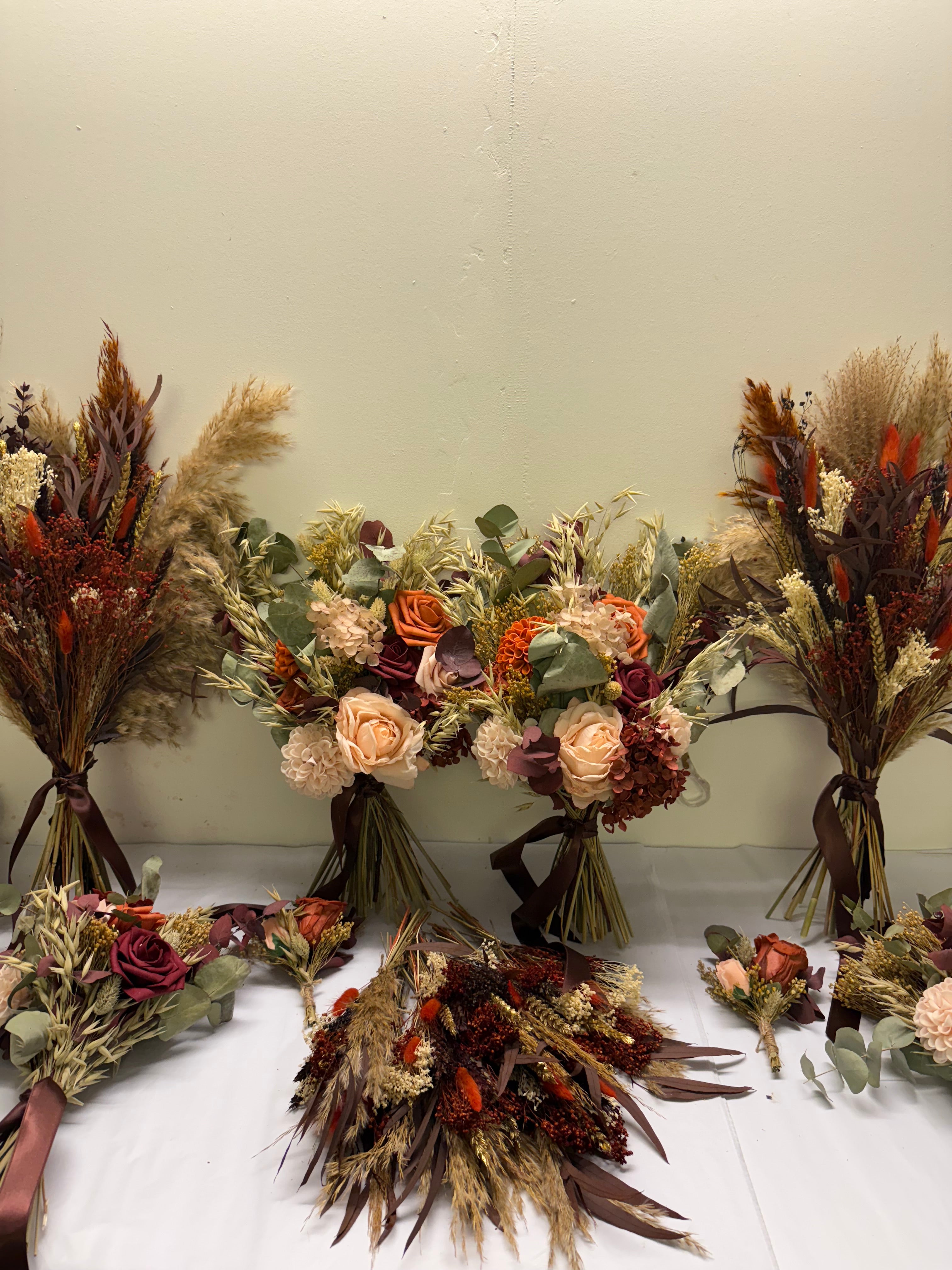 Matilda Dried Wedding Flower Bouquet