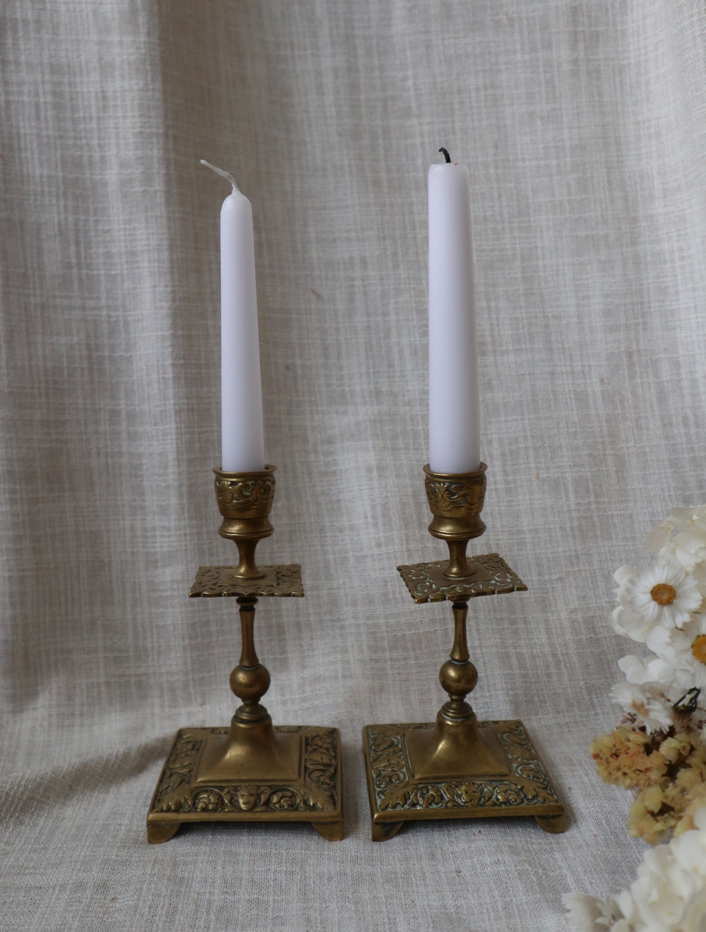 Pair of Brass Candlesticks