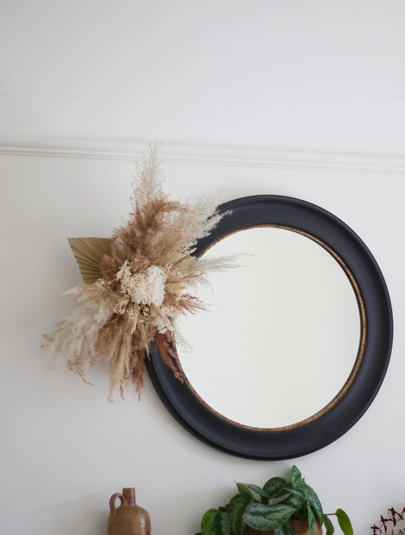 Pampas Dried Flower Wall Decor