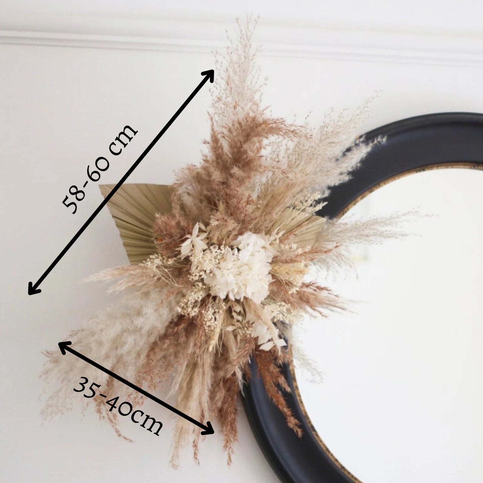 Pampas Dried Flower Wall Decor