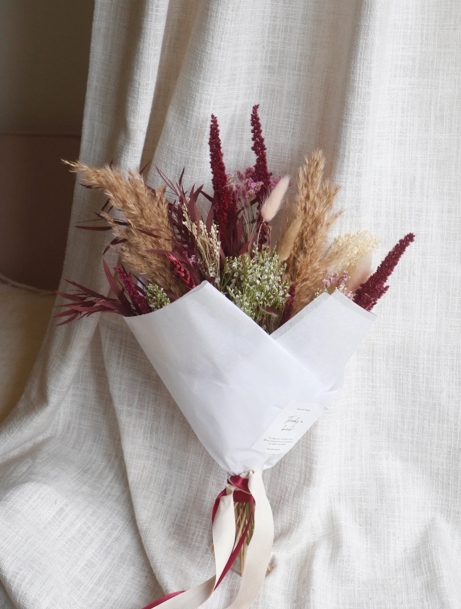 Garnet | Autumn Dried Flower Bouquet