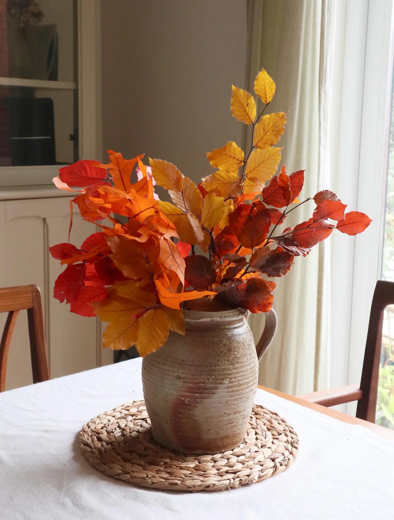 Alani | Dried Beech, Eucalyptus & Oak Leaf Bouquet