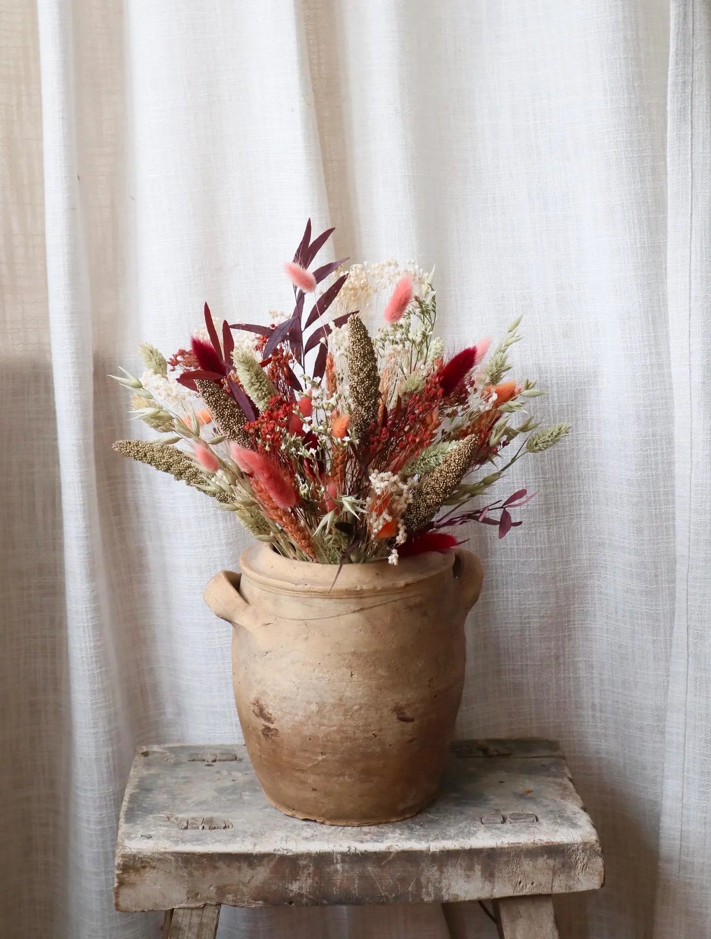 Peaches | Pumpkin Autumn Dried Flower Bouquet