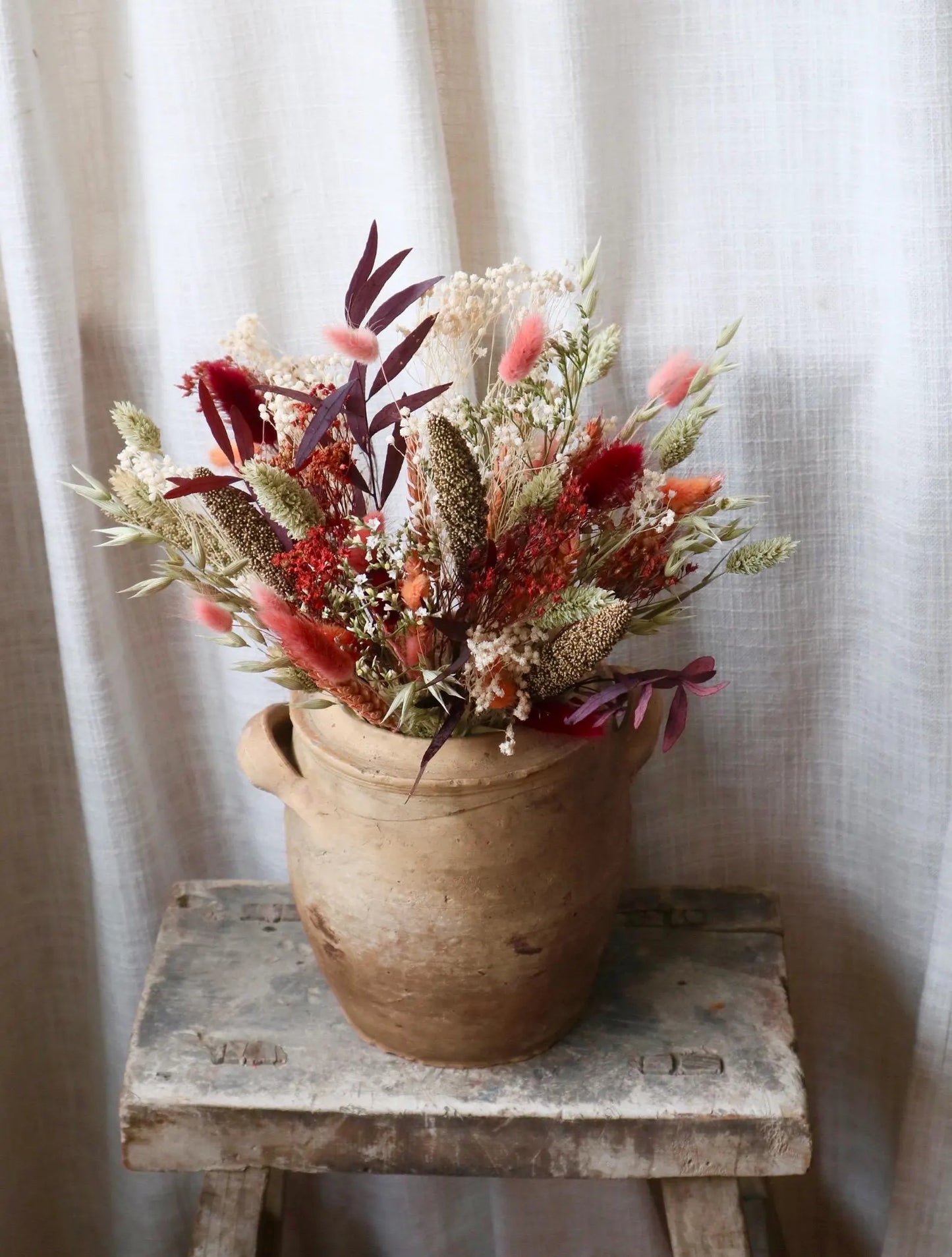 Peaches | Pumpkin Autumn Dried Flower Bouquet